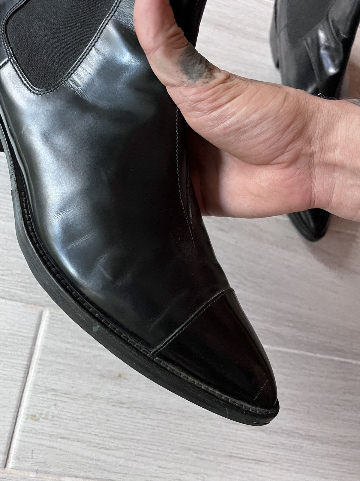Berluti × Haider Ackermann Berluti Keith boots black Size US 10.5 / EU 43-44 - 10 Thumbnail