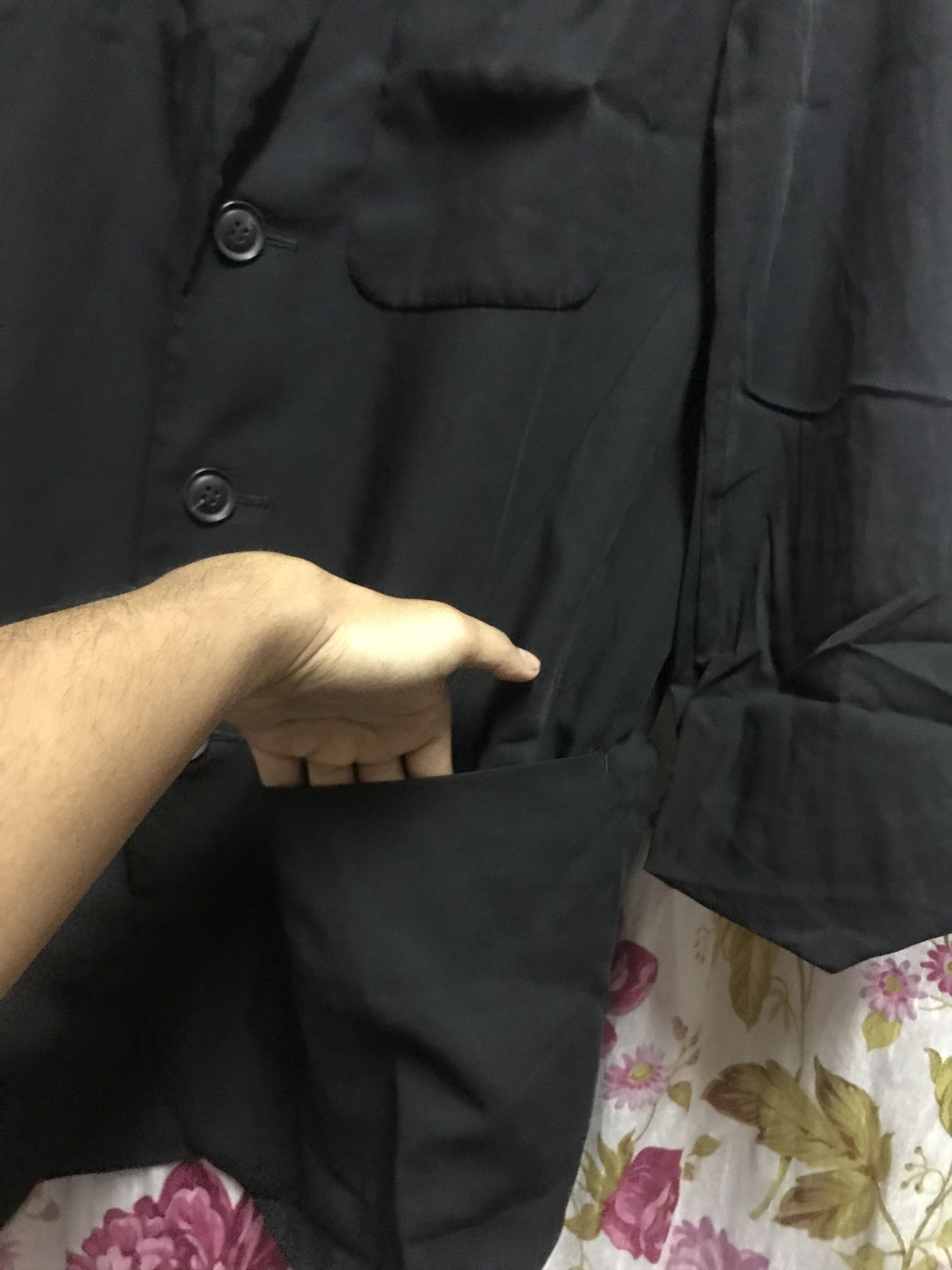 Japanese Brand × Y's × Yohji Yamamoto Ys Yohji Yamamoto Black Coat Size M / US 6-8 / IT 42-44 - 7 Thumbnail