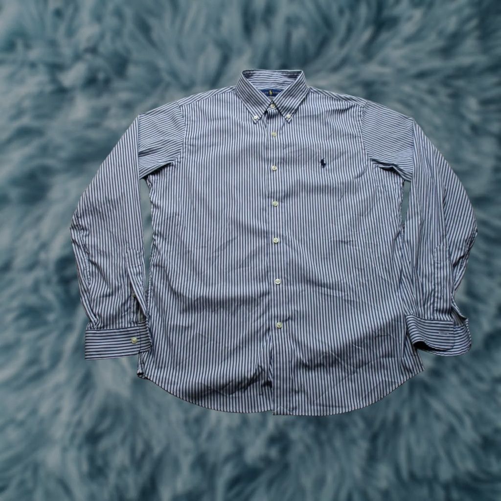 Ralph Lauren Ralph Lauren Shirt Mens M Blue Long Sleeve Button Up Classic Fit Performance Size US M / EU 48-50 / 2 - 1 Thumbnail