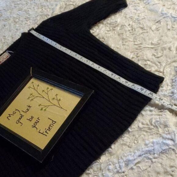 Vintage Bobbie Brooks Vintage Union Tag 100% Orlon Acrylic Black Rib Size L / US 10 / IT 46 - 5 Thumbnail