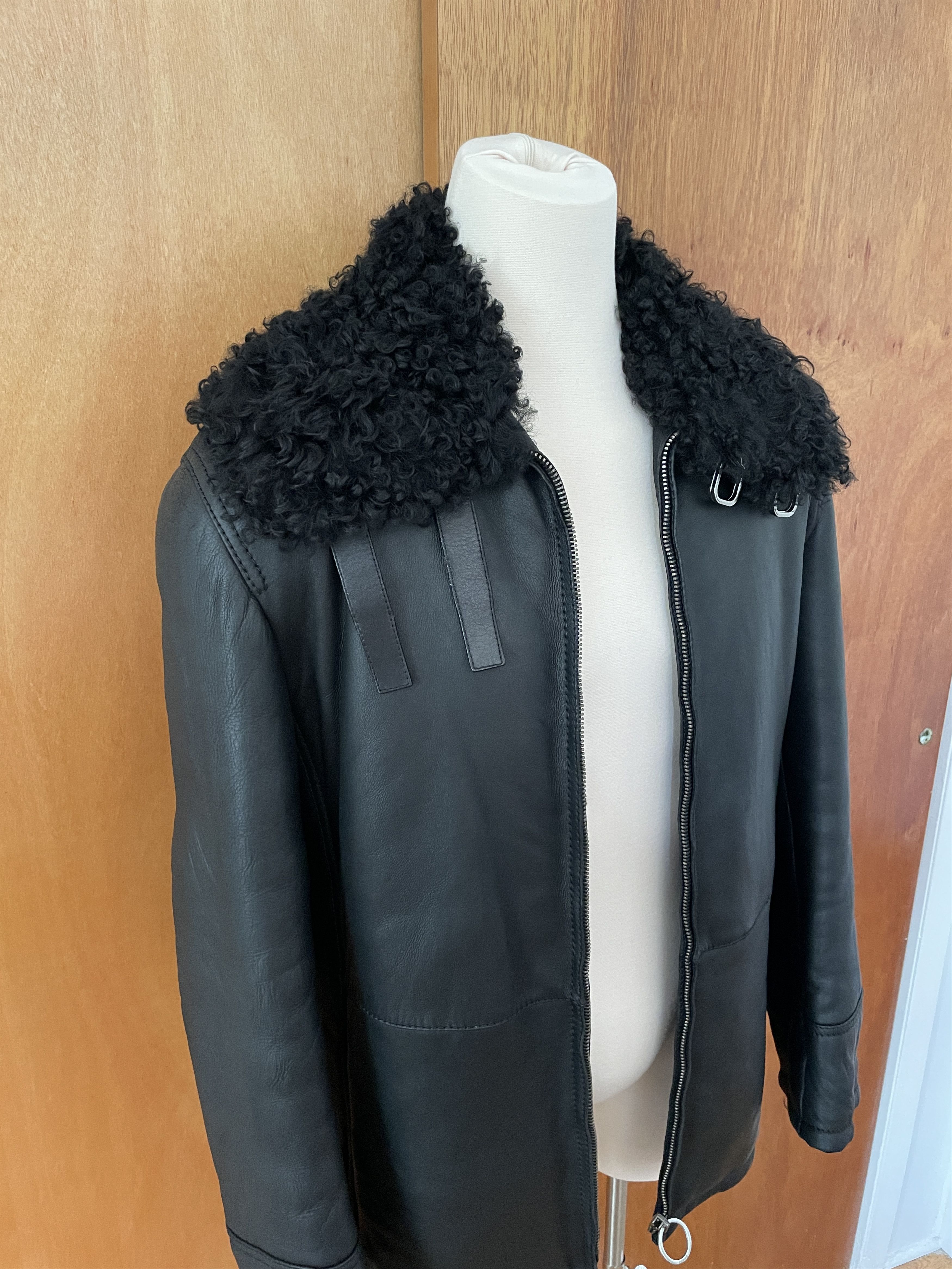 Gucci Shearling and Leather A/W '01 Coat Size US L / EU 52-54 / 3 - 4 Thumbnail