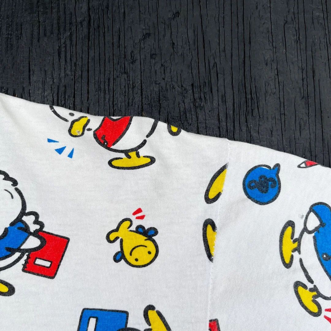 Vintage Pekkle 1990 90s Vintage Sanrio AOP Graphic Rare T-Shirt Size US L / EU 52-54 / 3 - 4 Thumbnail