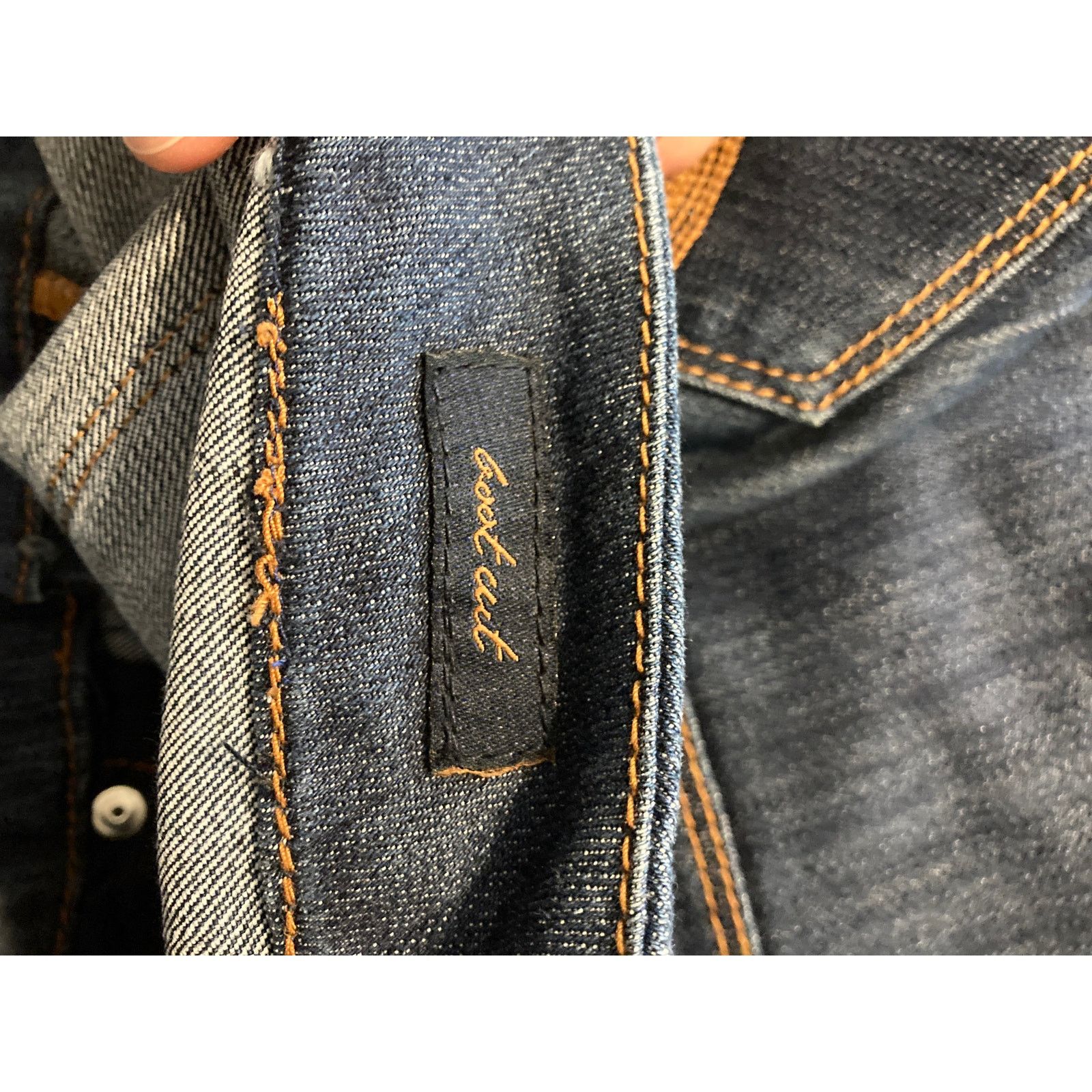 Seven 7 Seven7 Dark Blue Wash Denim High Rise Boot Cut Pants Jeans Size 32" / US 10 / IT 46 - 10 Thumbnail