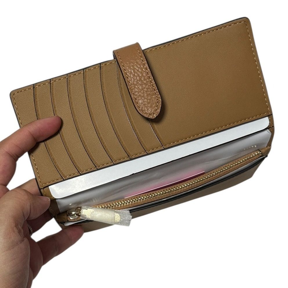 Kate Spade Kate Spade Hudson Bifold Pebbled Leather Wallet in Bungalow Size ONE SIZE - 6 Thumbnail
