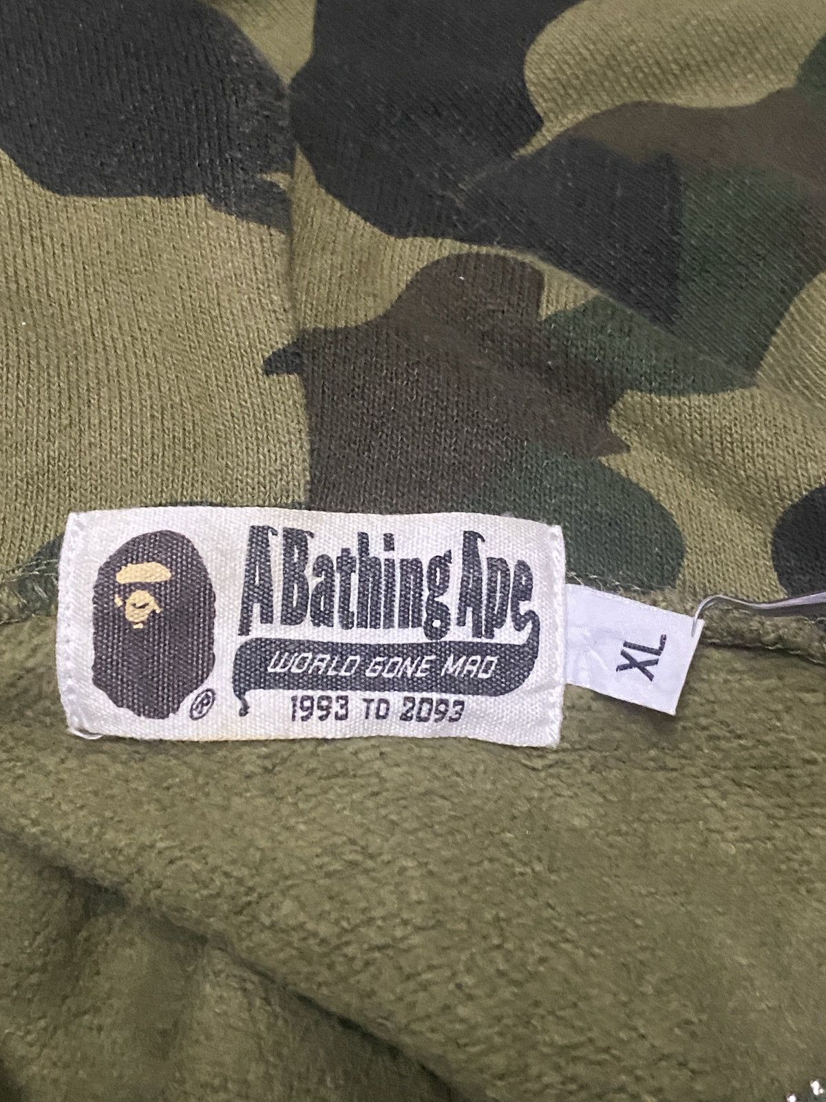 Bape RARE - BAPE X THE SIMPSONES GREEN CAMO FULL ZIP HOODIE Size US XL / EU 56 / 4 - 13 Thumbnail