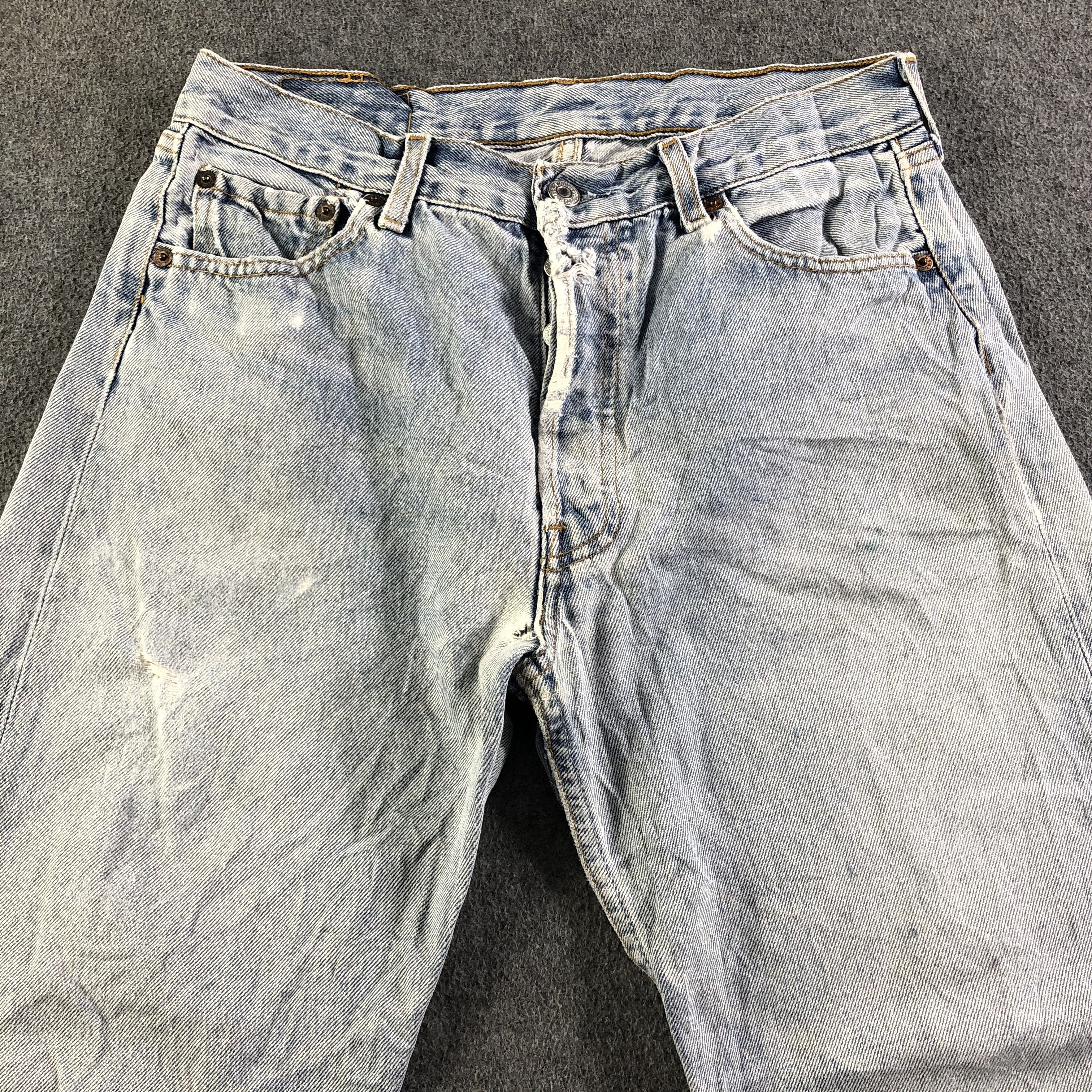Levi's Vintage Light Wash Levis 501 Jeans-J3802 Size US 30 / EU 46 - 3 Thumbnail