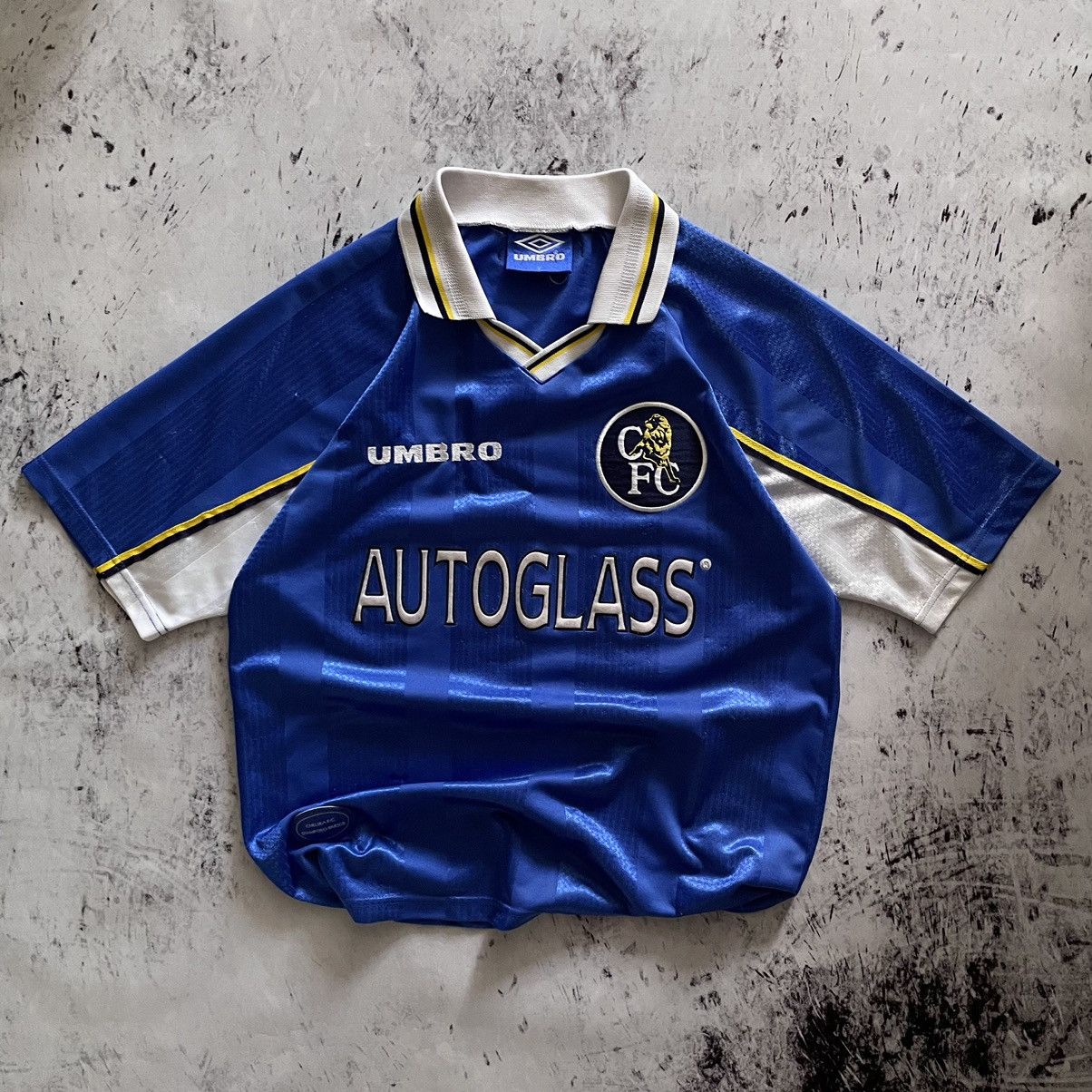Maillot De Football Chelsea 2004/05 Vintage - Umbro - Taille M - Noir - Occasion Bon état