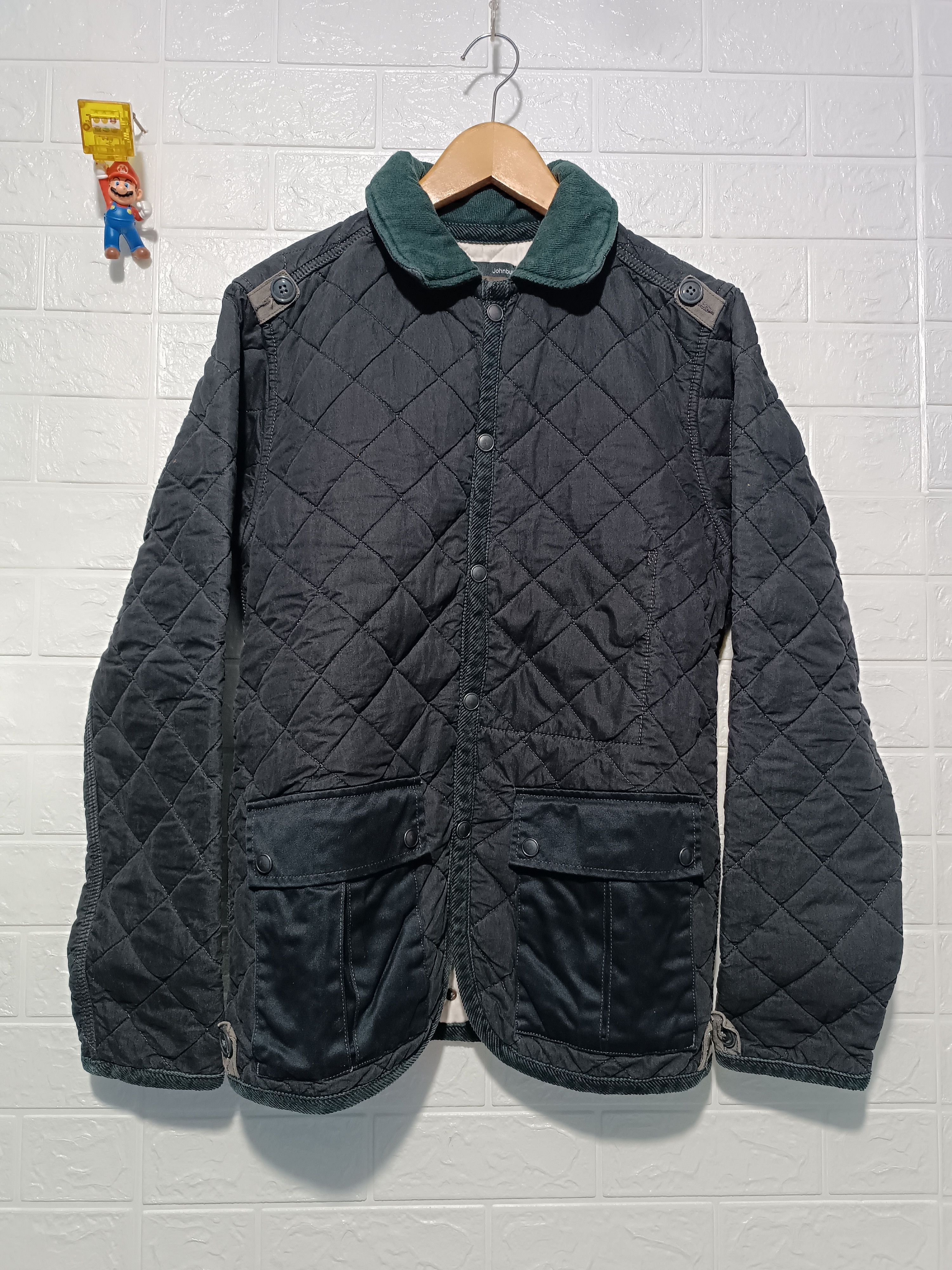 Johnbull Johnbull Black Quilted Jacket Size US L / EU 52-54 / 3 - 1 Thumbnail