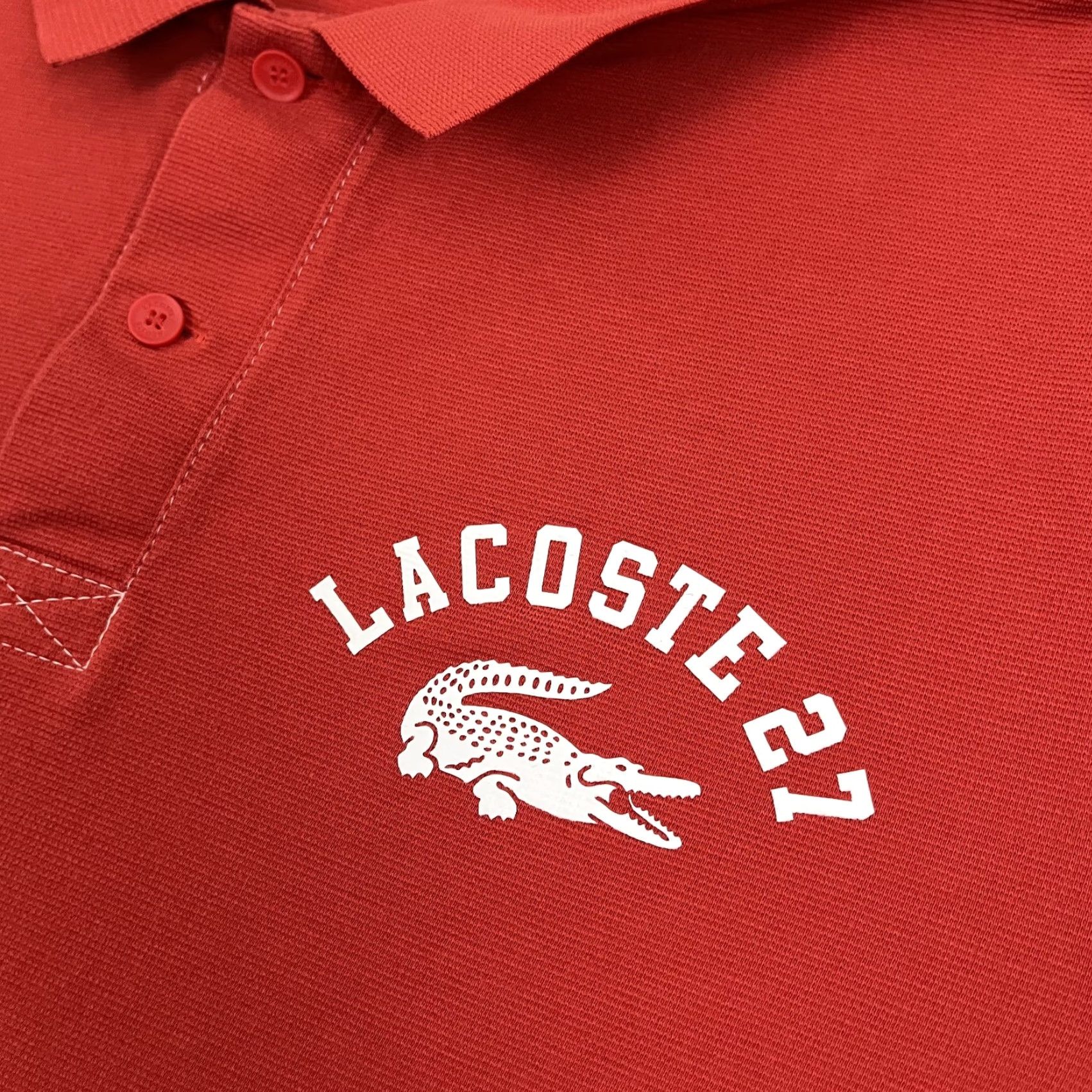 Lacoste Lacoste Polo Shirt Mens Size M Red 27 Logo Cotton Preppy Tennis Active Polo Shirt Mens Regular Size M Red Lacoste Logo Sports Classic Shirt Size US M / EU 48-50 / 2 - 2 Thumbnail