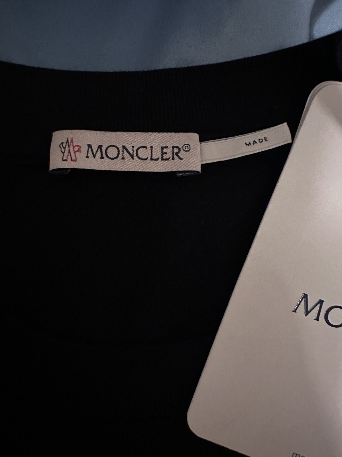 Moncler Moncler Logo T-Shirt Pocket Patch XL Black Size US XL / EU 56 / 4 - 13 Thumbnail