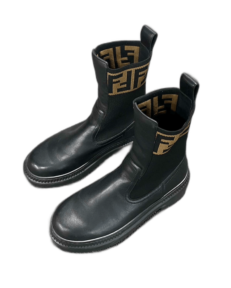 Fendi Classic Fendi Short Boots with Logo Design Size US 6 / IT 36 - 1 Thumbnail
