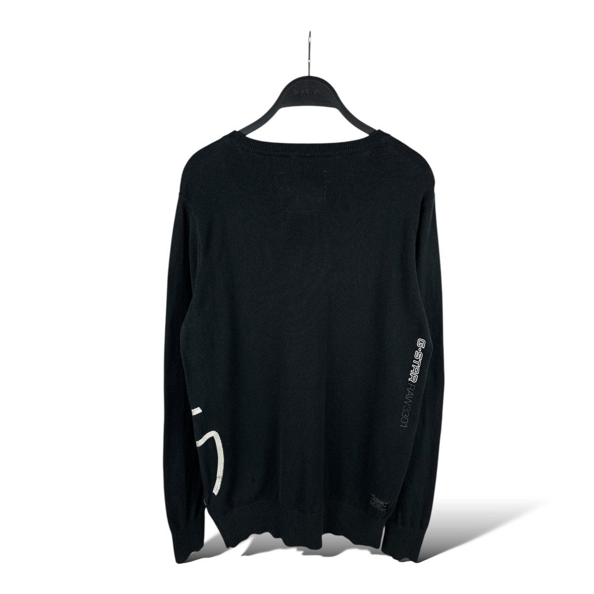 G-Star Vintage Y2K G-Star Shield R Knit Sweater Embroidered Logo Size US L / EU 52-54 / 3 - 12 Thumbnail