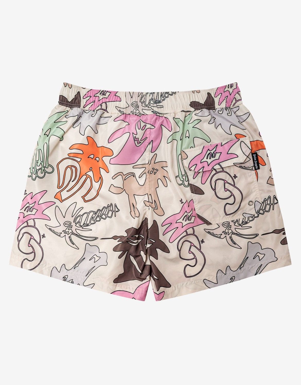 Palm Angels Palm Angels All Over Print Swim Shorts Butter 30 Size US 30 / EU 46 - 2 Thumbnail