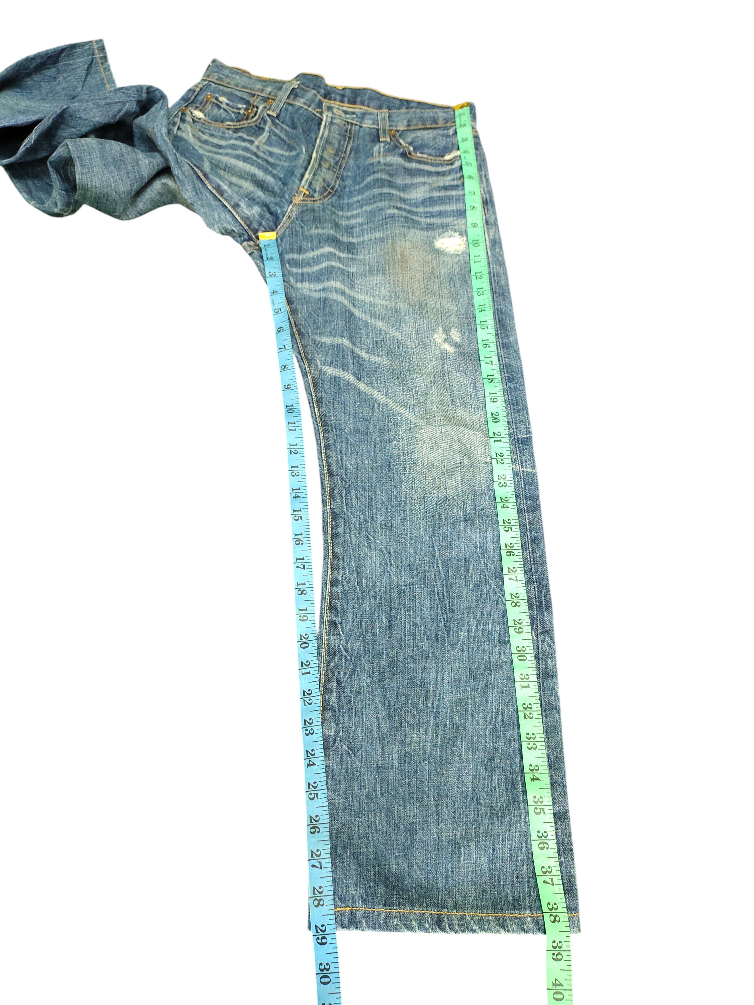 Levi's Vintage Levis 501 Clawmark Distress Faded Dirt Jeans Size US 30 / EU 46 - 16 Thumbnail