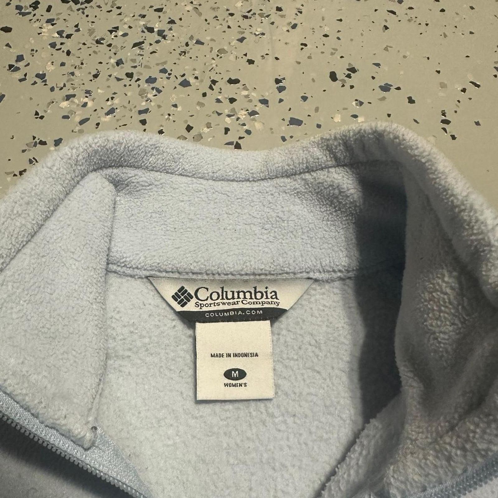 Columbia Women’s Columbia Baby Blue Fleece Zip Up Jacket Size M / US 6-8 / IT 42-44 - 3 Thumbnail
