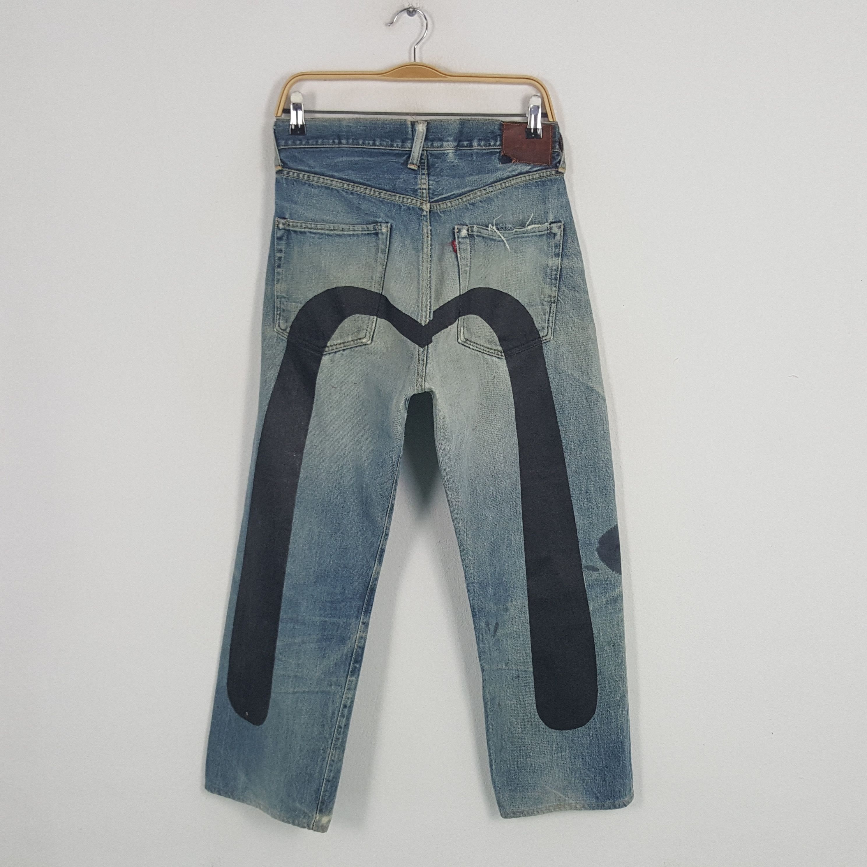 Evisu × Japanese Brand × Vintage Vintage Evisu Selvedge Japanese Daicock Custom Denim Jeans Size US 30 / EU 46 - 1 Thumbnail