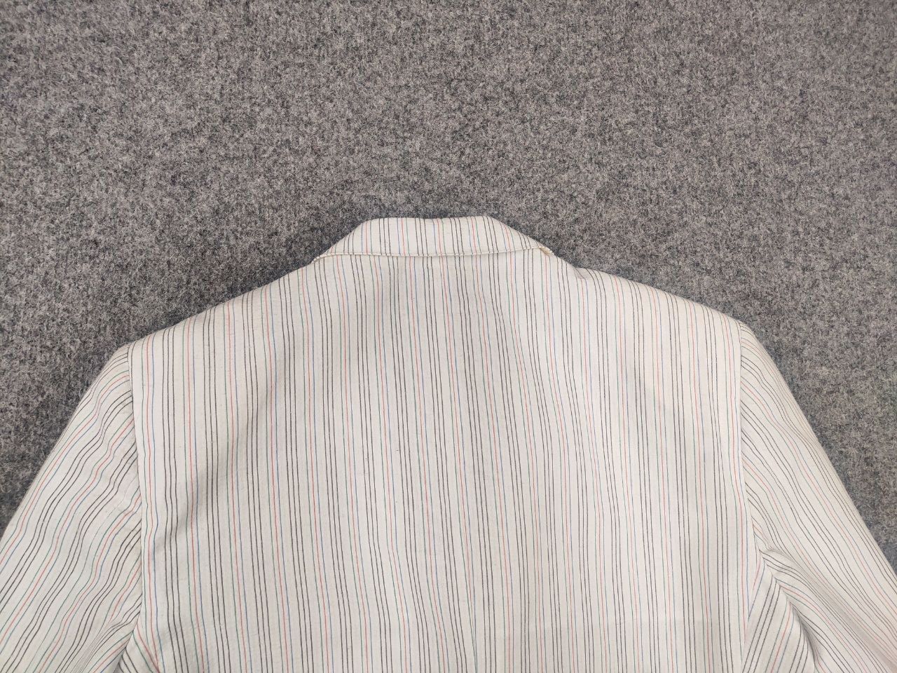 Yves Saint Laurent Vintage 80's Yves Saint Laurent France striped Blazer Jacket Size US M / EU 48-50 / 2 - 12 Thumbnail