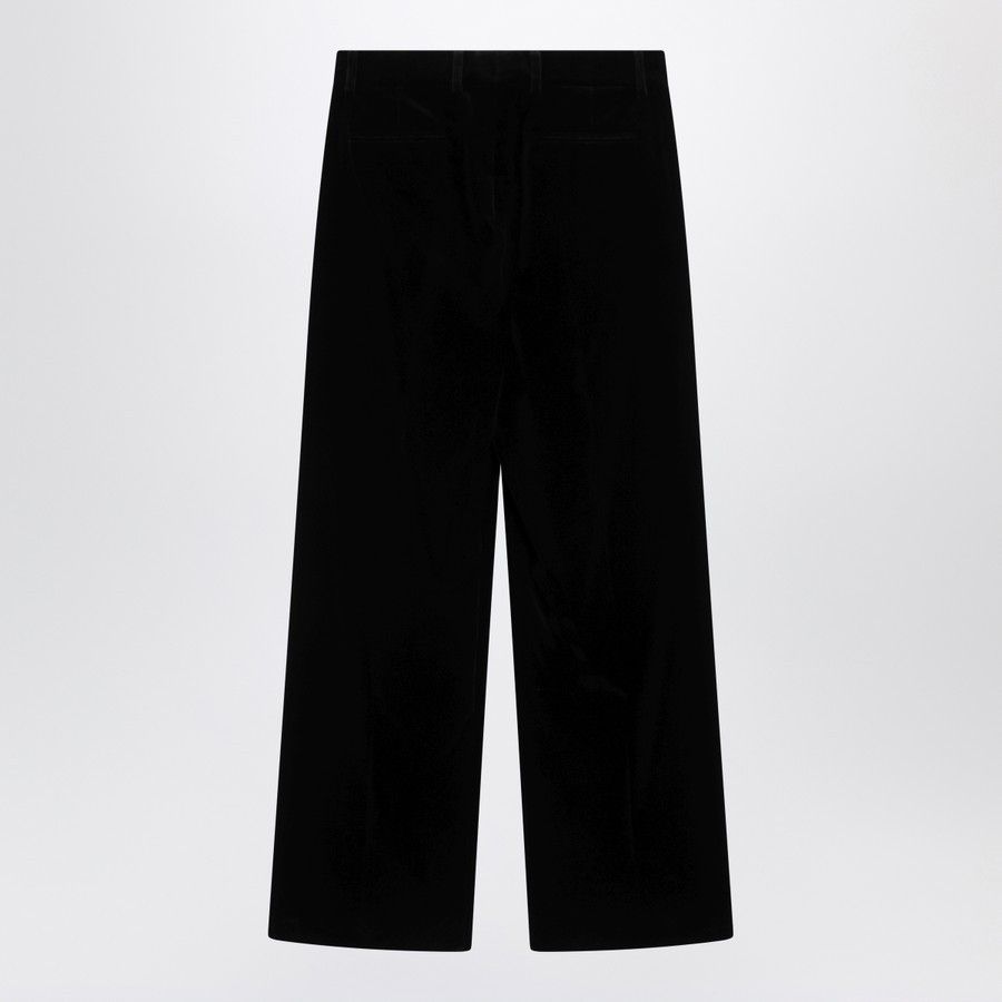 Valentino o1d2blof1025 Cotton Trousers in Black Size US 34 / EU 50 - 2 Thumbnail