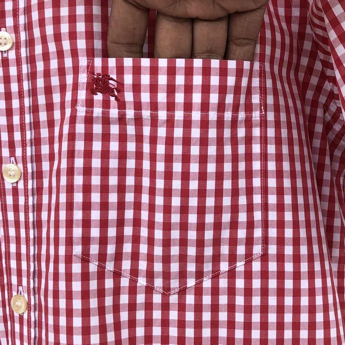 Burberry Burberry Brit Checkered Cotton Short Sleeve Shirt Size US L / EU 52-54 / 3 - 5 Thumbnail