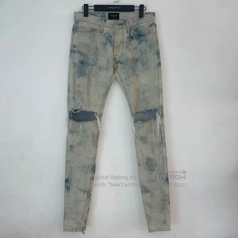 Fear of God Fear of God 5th Distressed Jeans. Size US 29 - 2 Thumbnail