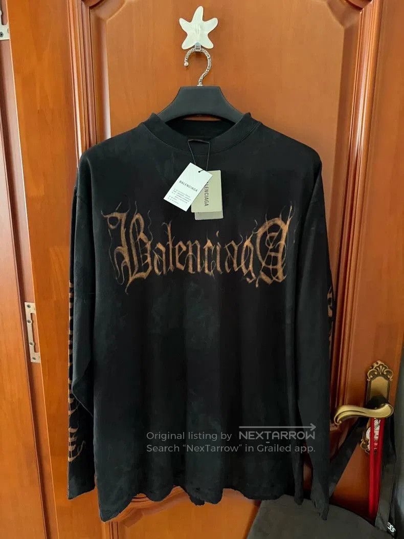 Balenciaga Balenciaga Sanskrit Long Sleeve Top. Size US S / EU 44-46 / 1 - 1 Thumbnail
