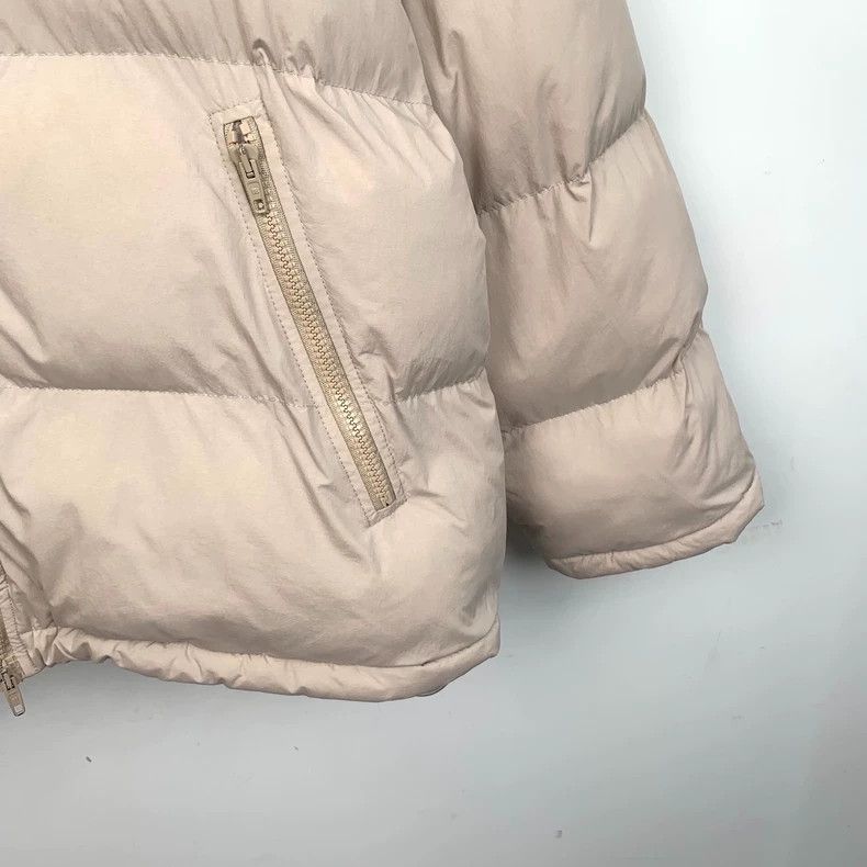 Balenciaga Balenciaga Nude pink logo embroidered hooded zipper down j Size L / US 10 / IT 46 - 4 Thumbnail