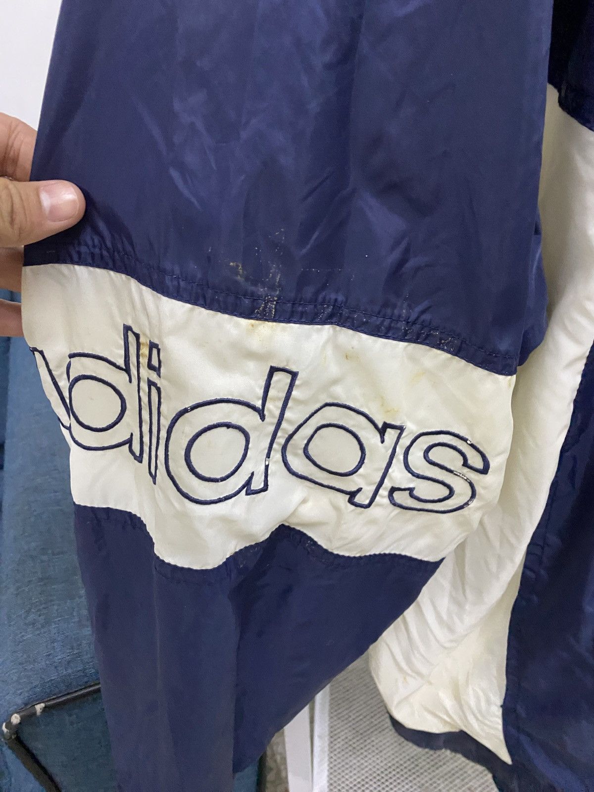 Adidas × Vintage Trefoil Adidas Windbreaker Jacket Size US XXL / EU 58 / 5 - 6 Thumbnail