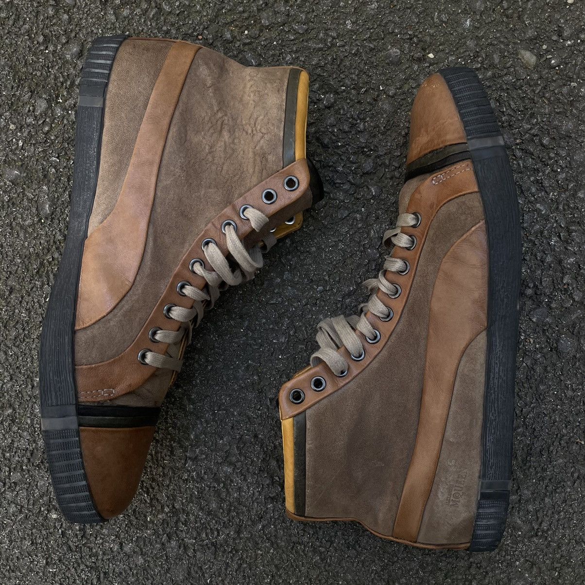 Alexander McQueen × Puma Alexander Mcqueen 2009 Leather Sneakers Size US 12 / EU 45 - 2 Thumbnail