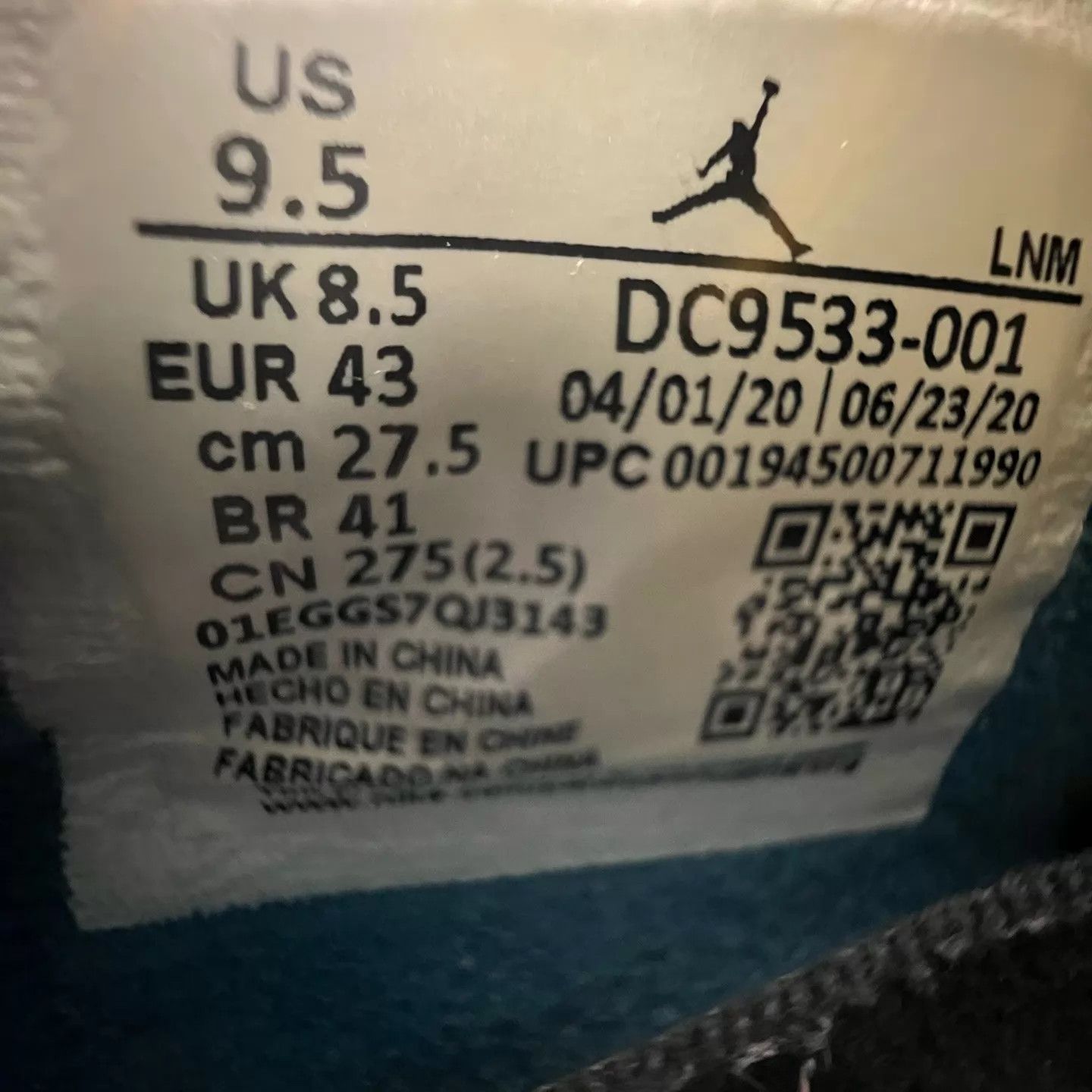 Nike Air Jordan 4 Union Black Blue 43 Boxed Stars Intact Size US 10 / EU 43 - 8 Thumbnail