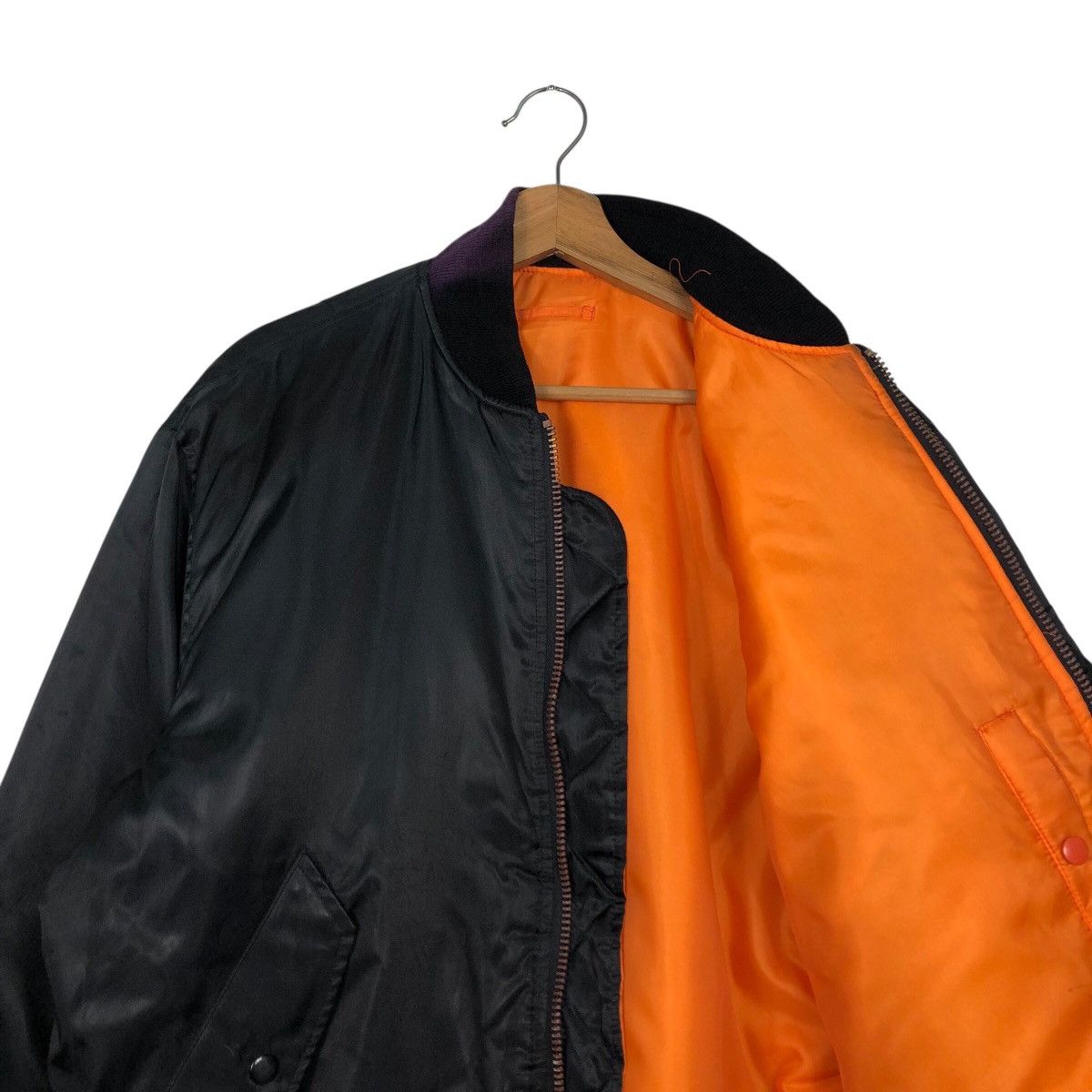 Vintage 📌Vintage Reversible Bomber Jacket Ma 1 Us Air Force Army Size US L / EU 52-54 / 3 - 15 Thumbnail