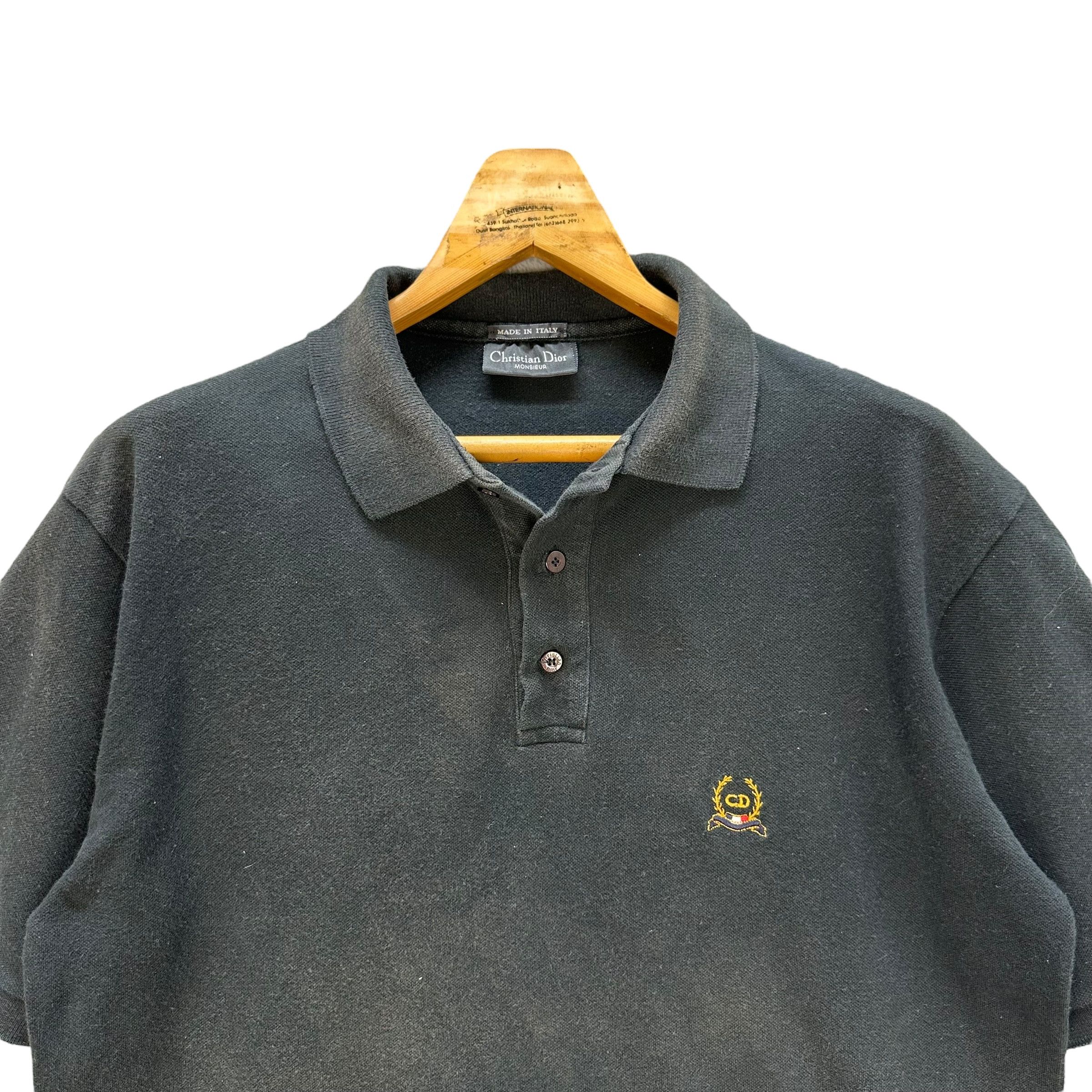 Christian Dior Monsieur CHRISTIAN DIOR EMBROIDERY SMALL LOGO POLOS #9102-56 Size US M / EU 48-50 / 2 - 2 Thumbnail