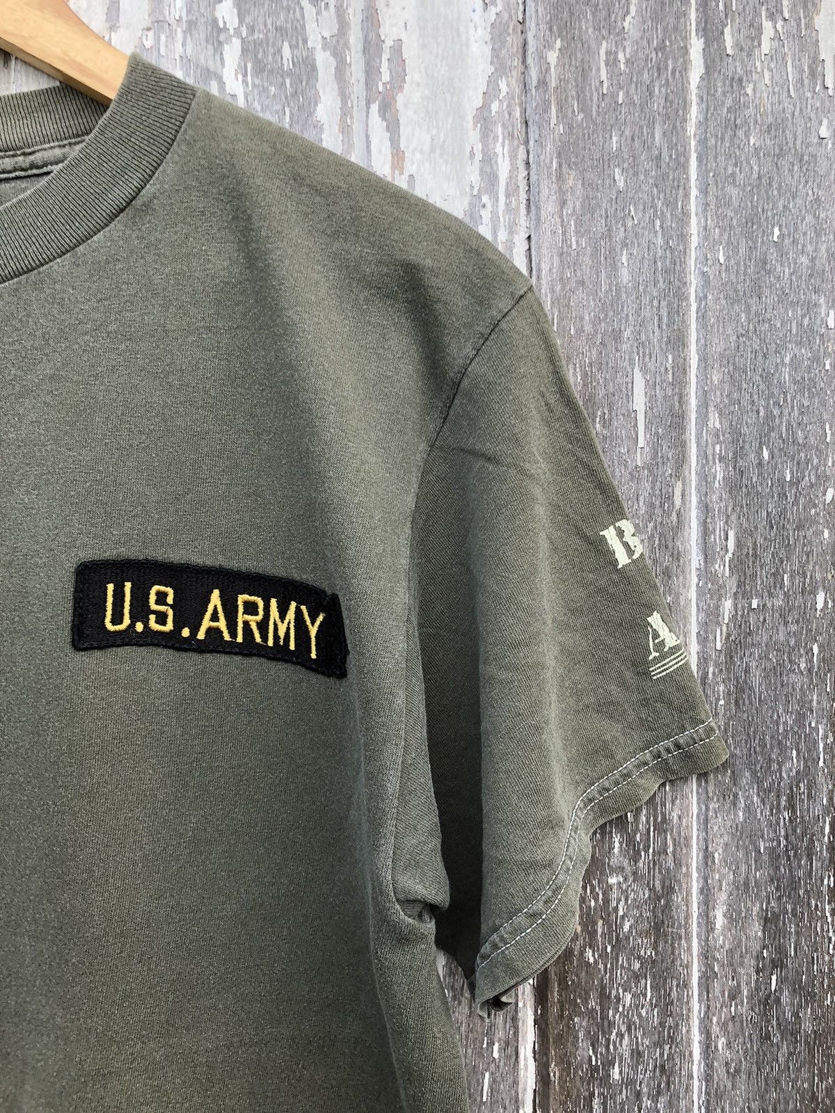 Vintage Vintage 90s Sunfaded Tultex US Army Tshirts Size US M / EU 48-50 / 2 - 2 Thumbnail
