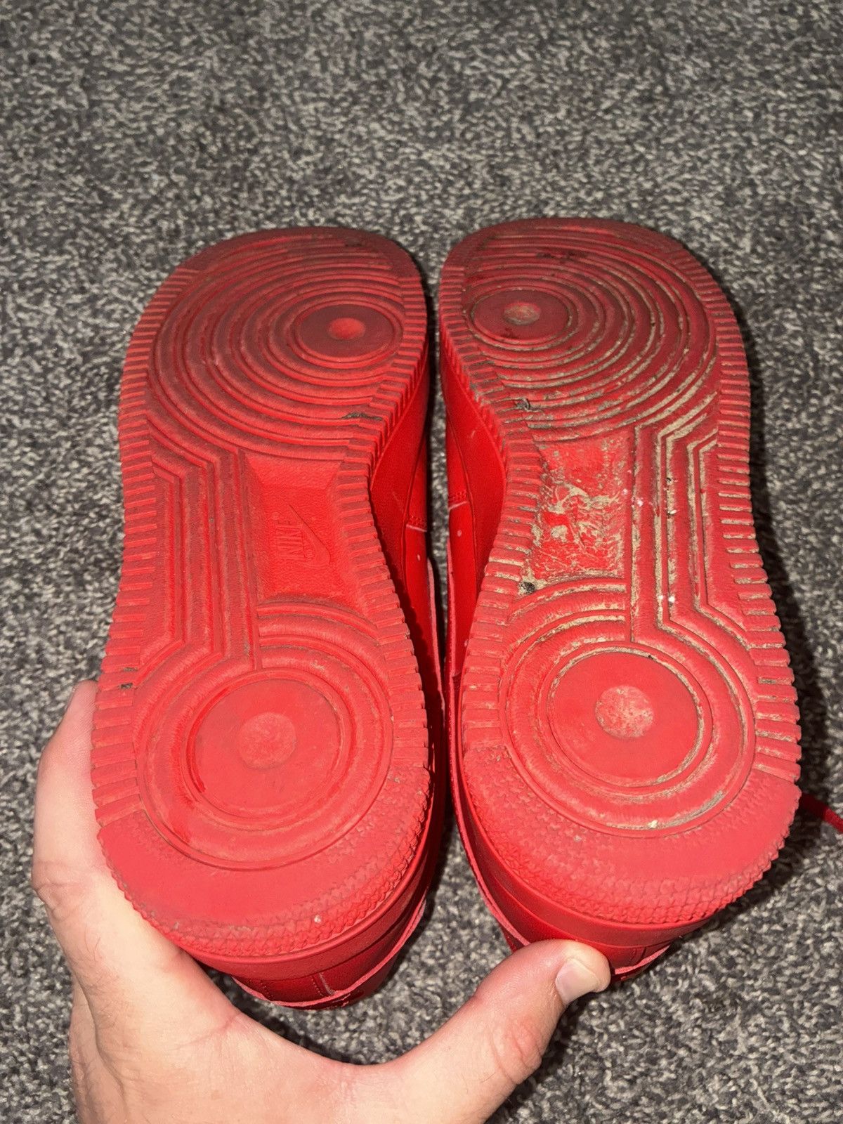 Nike NIKE AIR FORCE RED Size US 9 / EU 42 - 5 Thumbnail