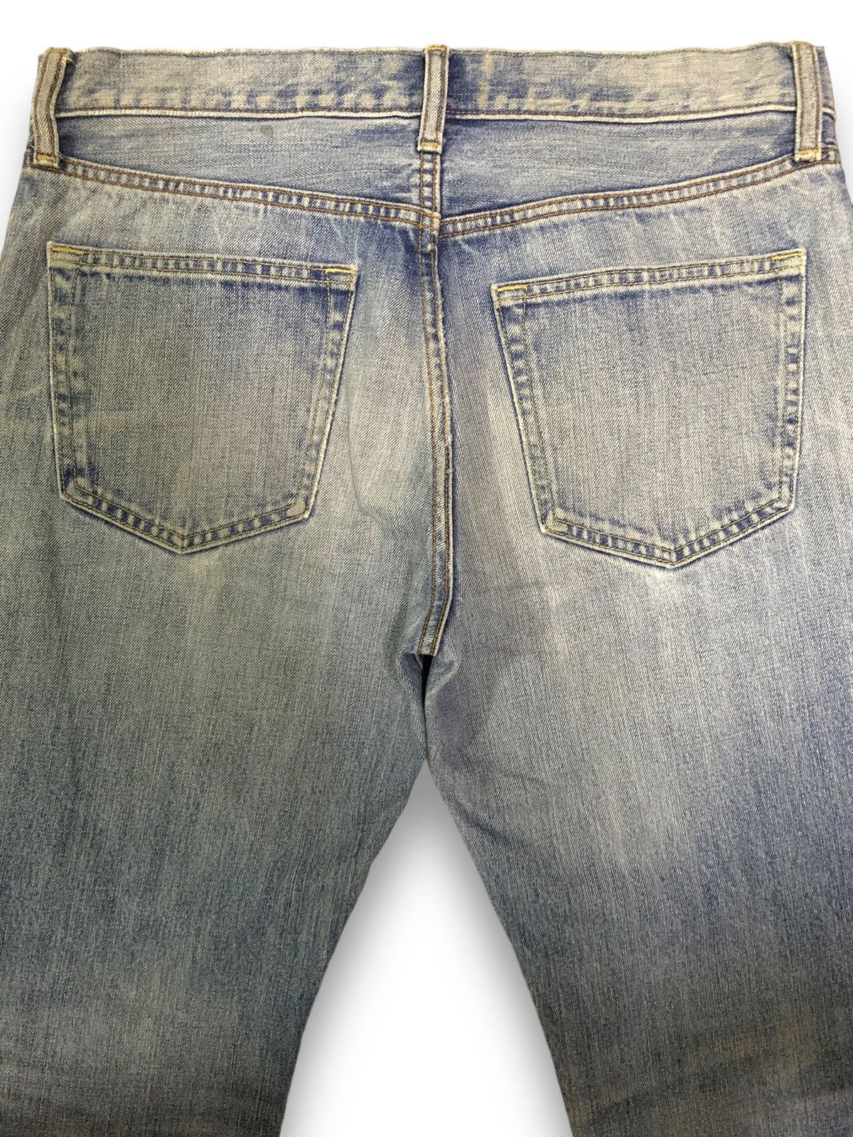 Undercover × Uniqlo Vintage Uniqlo UJ S002 Dirty Blue Wash Distressed Jeans Size US 32 / EU 48 - 13 Thumbnail