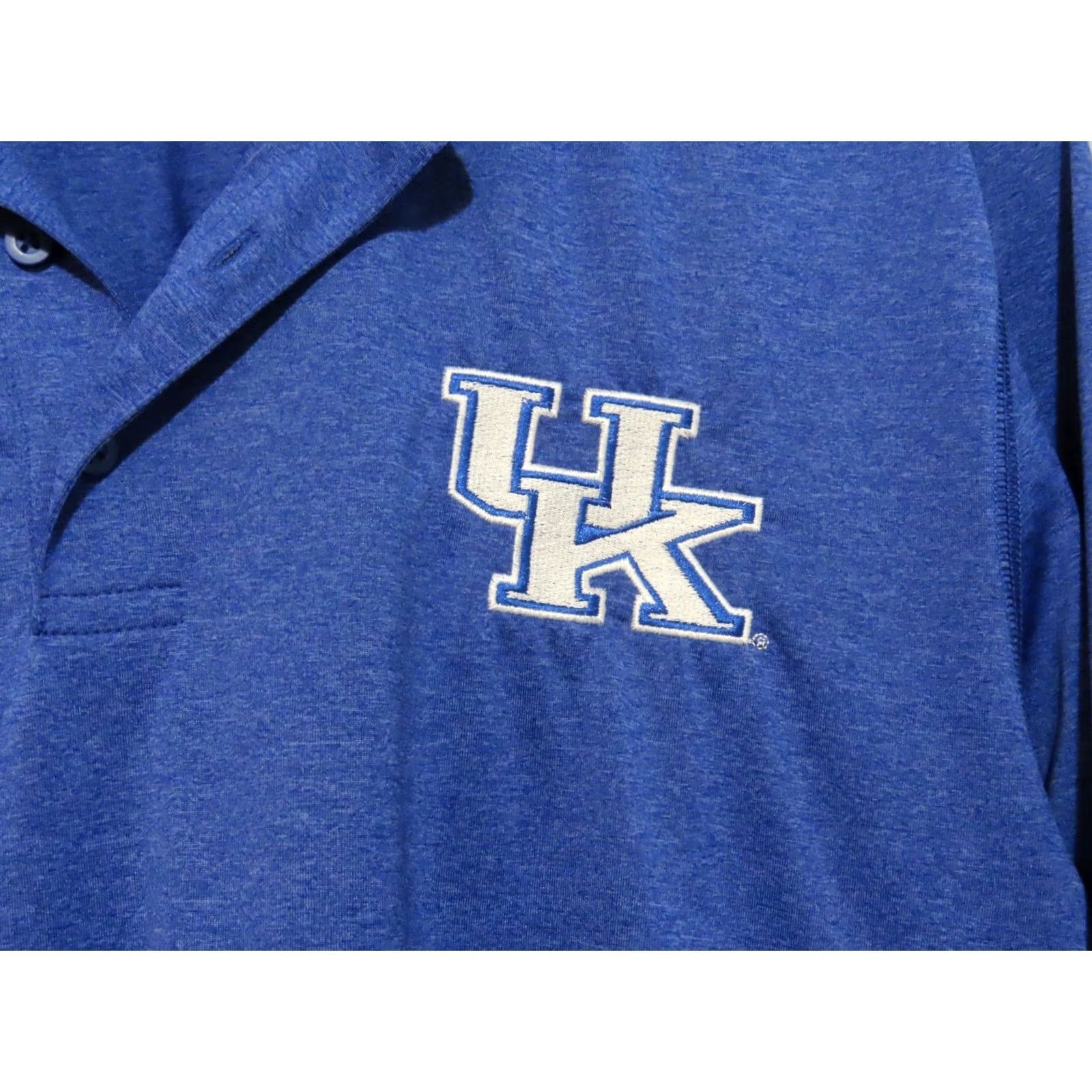 Champion Champion Powertrain University of Kentucky Wildcats Blue Polo Shirt Mens L Size US L / EU 52-54 / 3 - 6 Thumbnail
