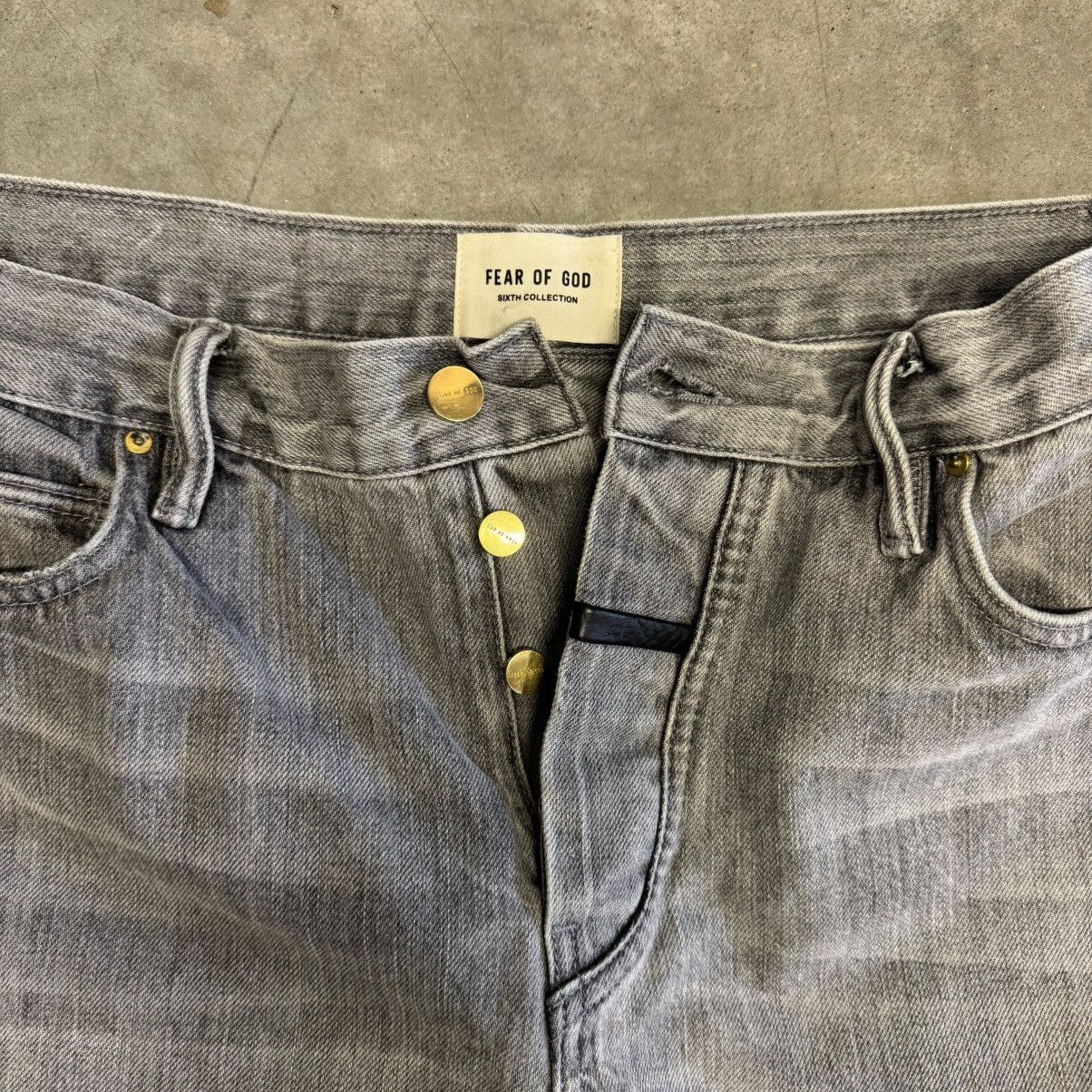 Fear Of God Distressed Knee Jeans