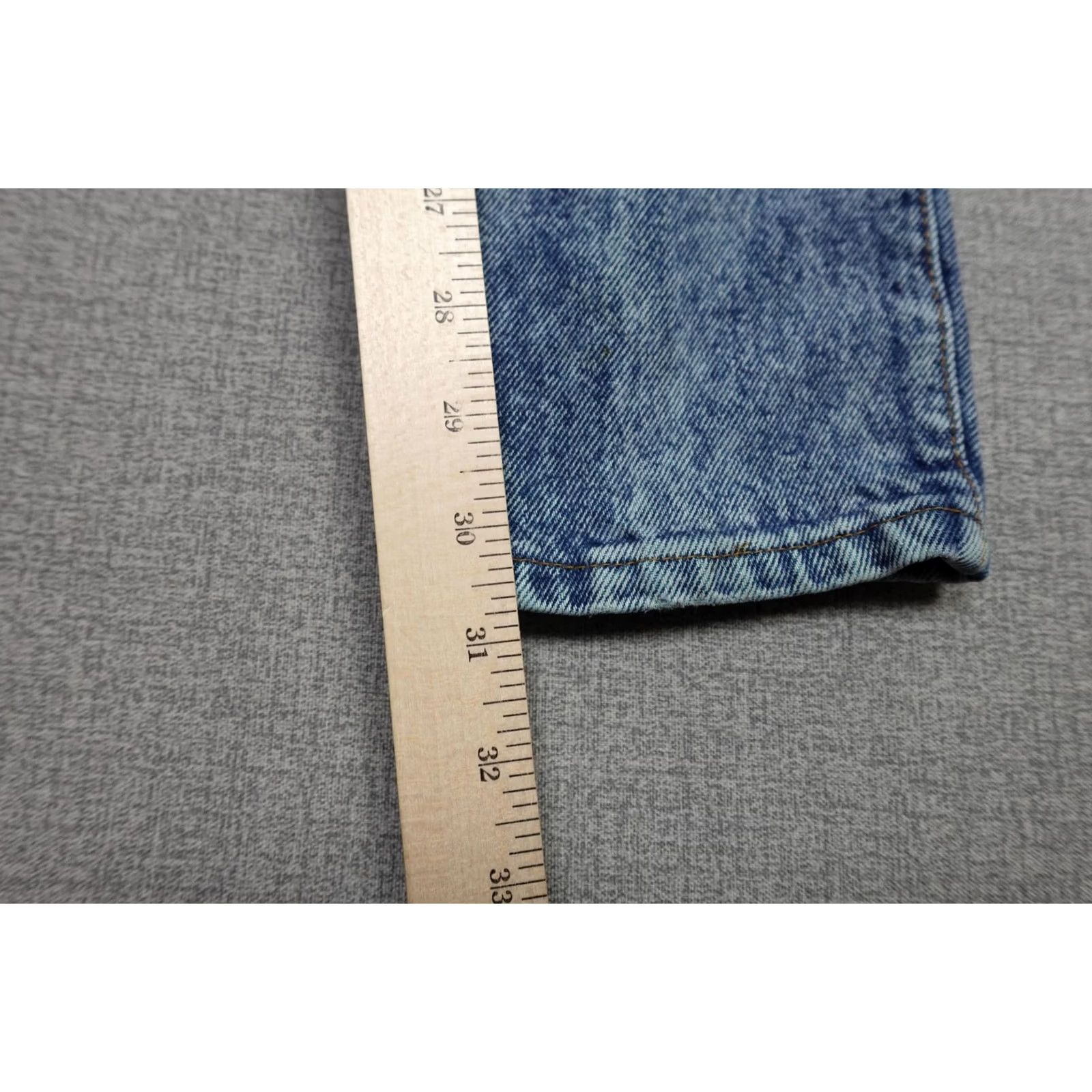 Levi's VINTAGE Levi’s 525 Jeans Womens 26x30 Blue Acid Wash High Waist Tapered 90s Damen Womens Jeans 26in 30in Blue Acid Wash 5-Pocket Denim Stretch? Size 26" / US 2 / IT 38 - 6 Thumbnail