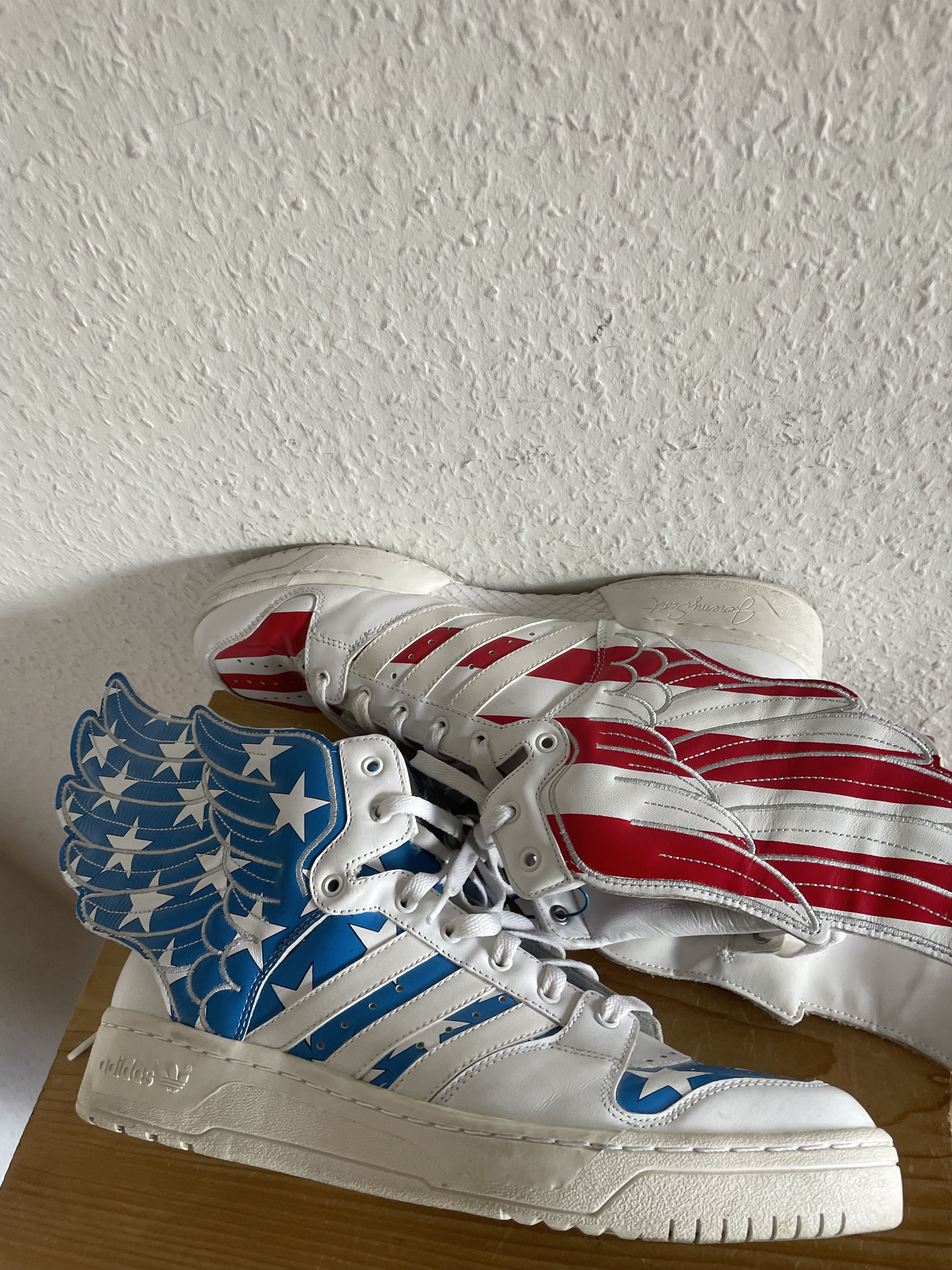 Adidas × Jeremy Scott JS Wings 2.0 USA Stars & Stripes Size US 12.5 / EU 45-46 - 7 Thumbnail