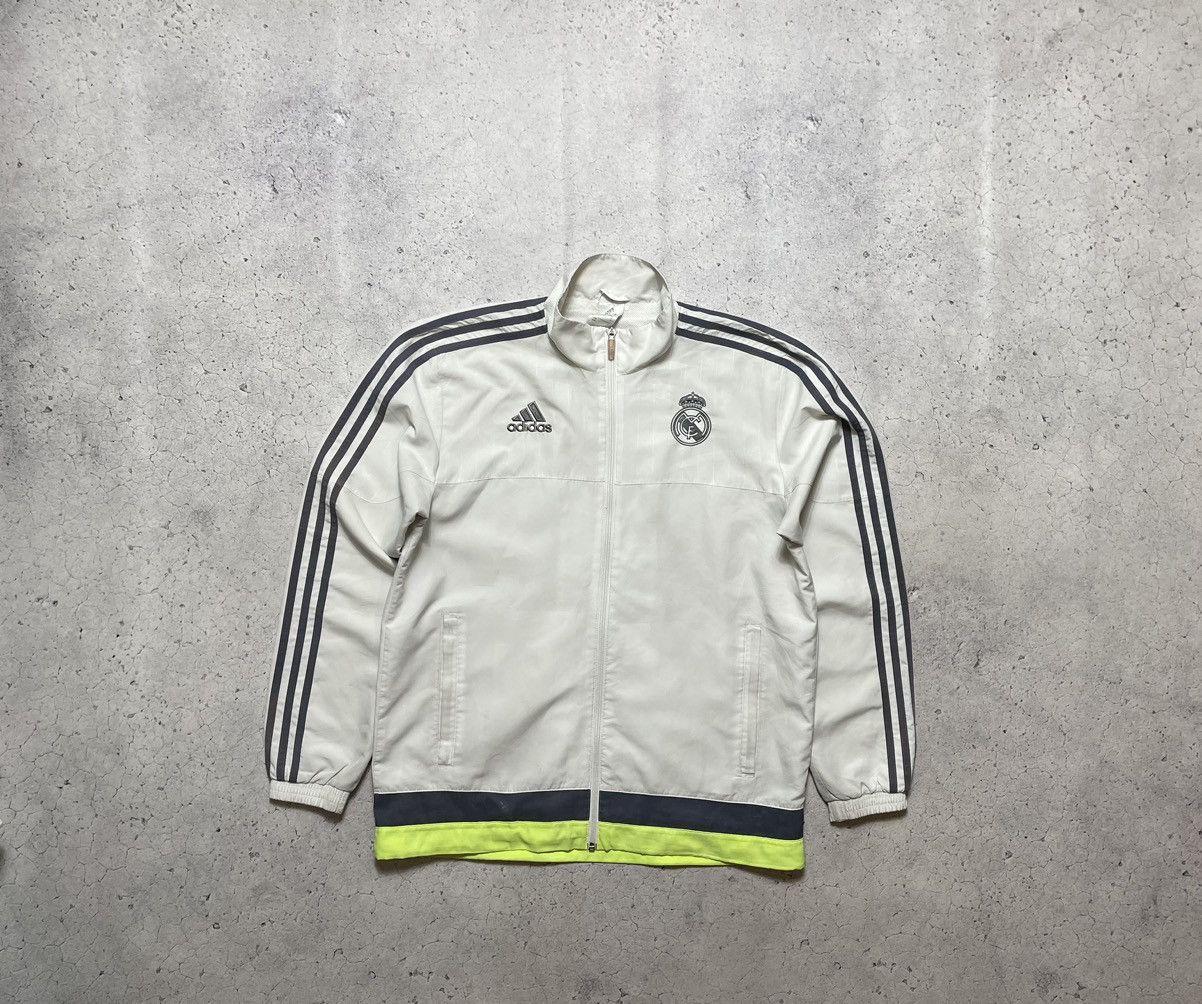 Adidas Nylon Adidas Real Madrid Blokecore Football Jacket Vintage Size US M / EU 48-50 / 2 - 1 Thumbnail