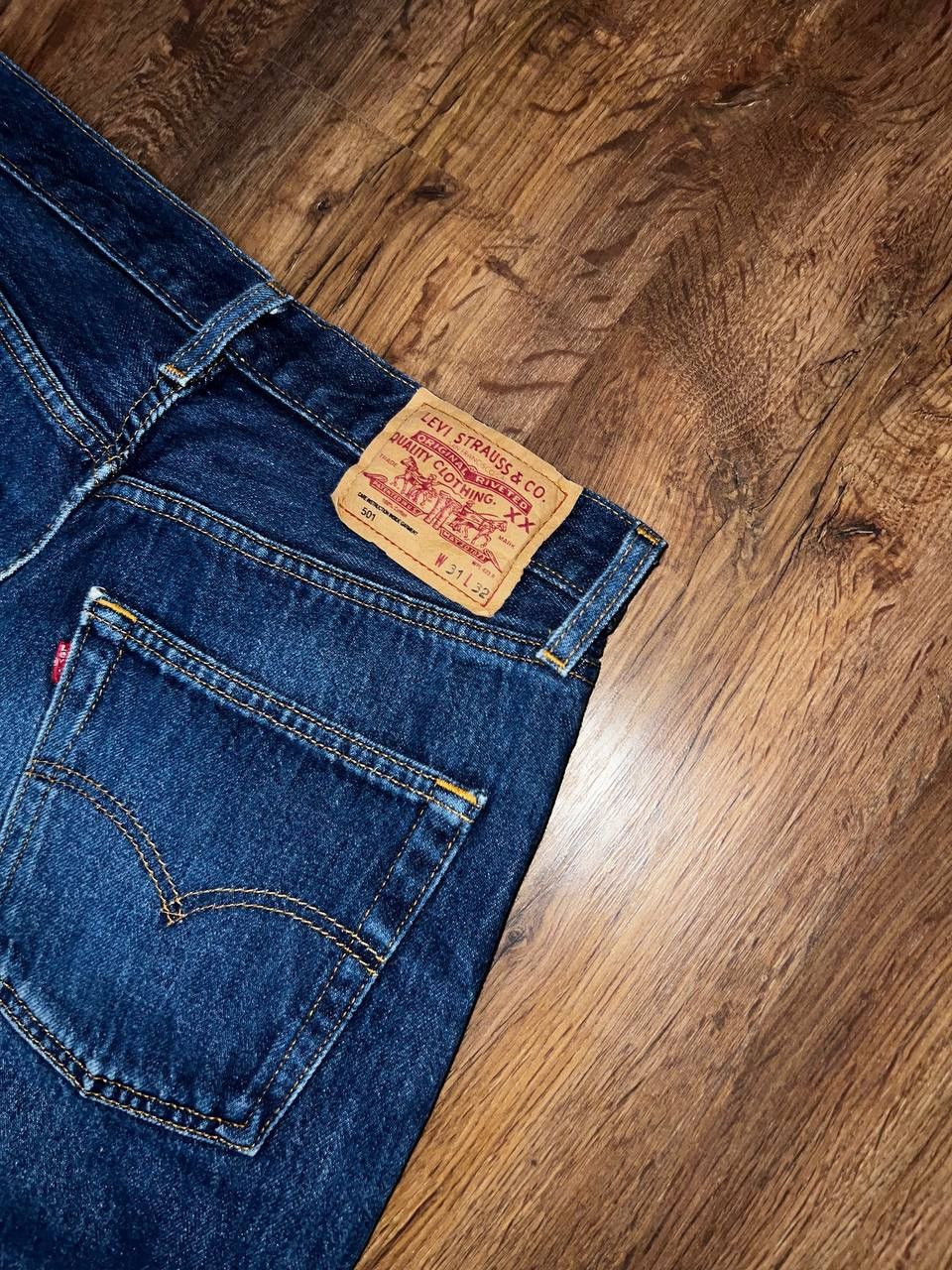 Jean × Levi's × Vintage Levis 501 UK Made Vintage Jeans Size US 31 - 3 Thumbnail
