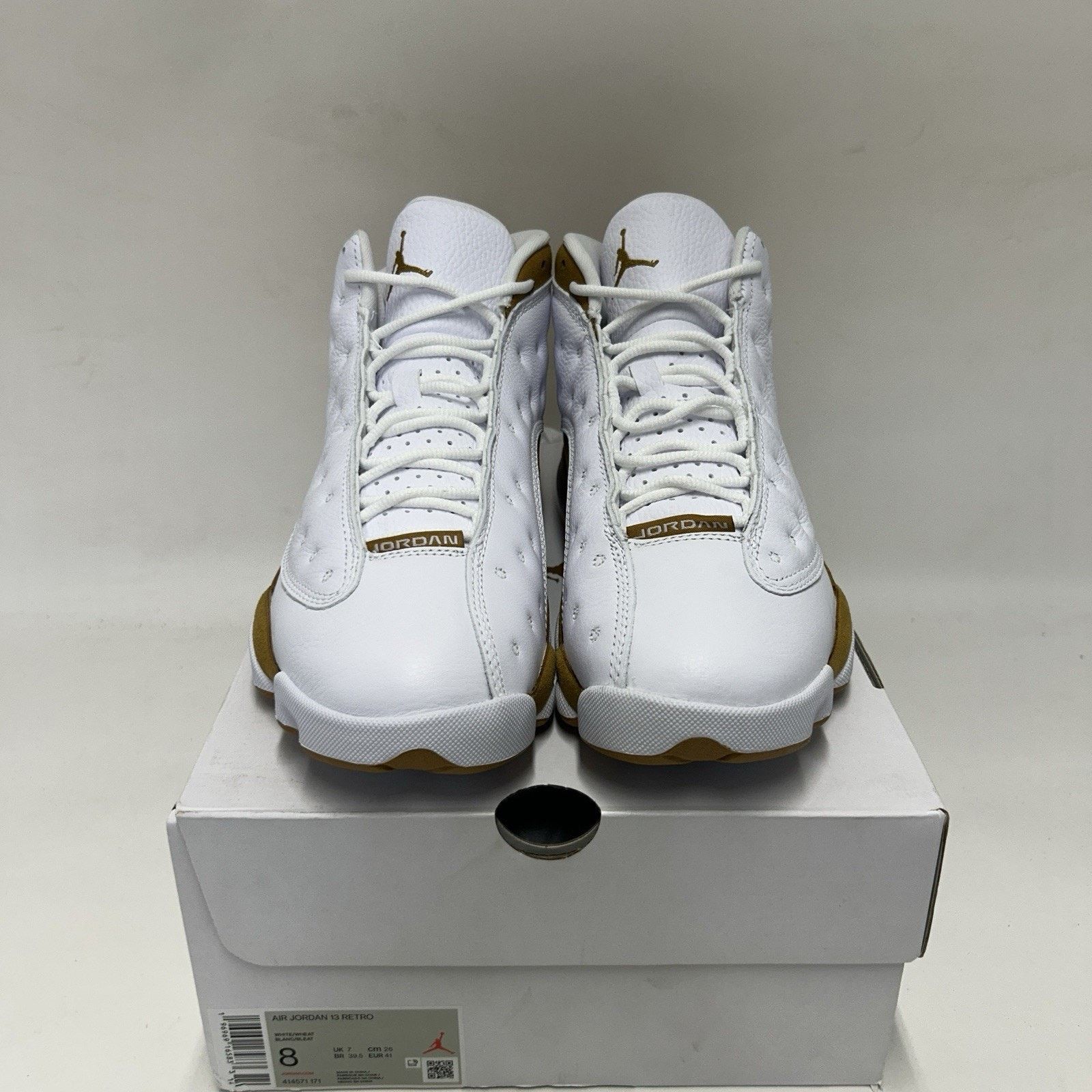 Jordan Brand Nike Air Jordan 13 Retro “Wheat White” 414571-171 Size US 8 / EU 41 - 2 Thumbnail