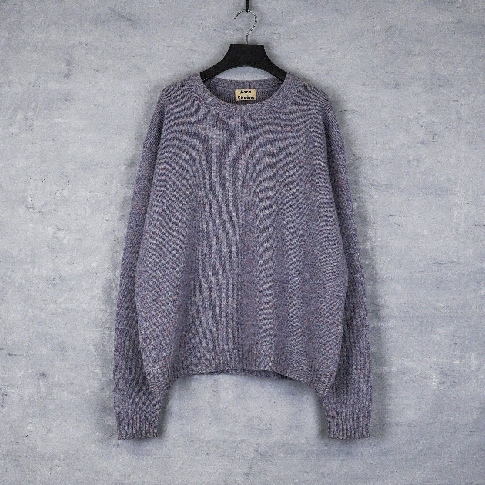 Acne Studios Acne studios paw18 blue wool knit crewneck jumper sweater Size M / US 6-8 / IT 42-44 - 1 Thumbnail