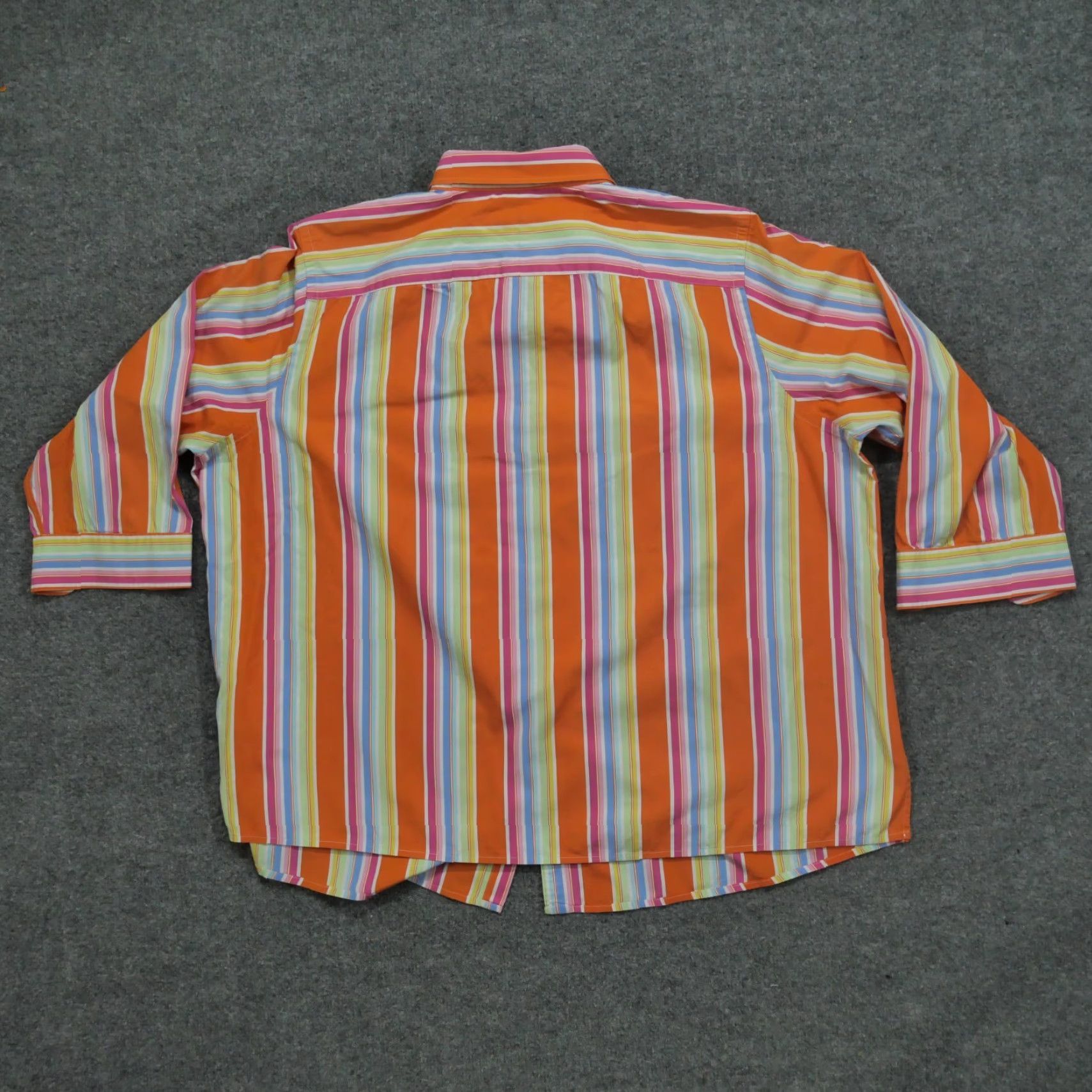Ralph Lauren Ralph Lauren Shirt Womens 2X Multicolor Striped Button-Up Casual Sleeve 3/4, Collared, Cotton Polyester, Pockets, Plus Size Womens Size XXL / US 16-18 / IT 52-54 - 5 Thumbnail