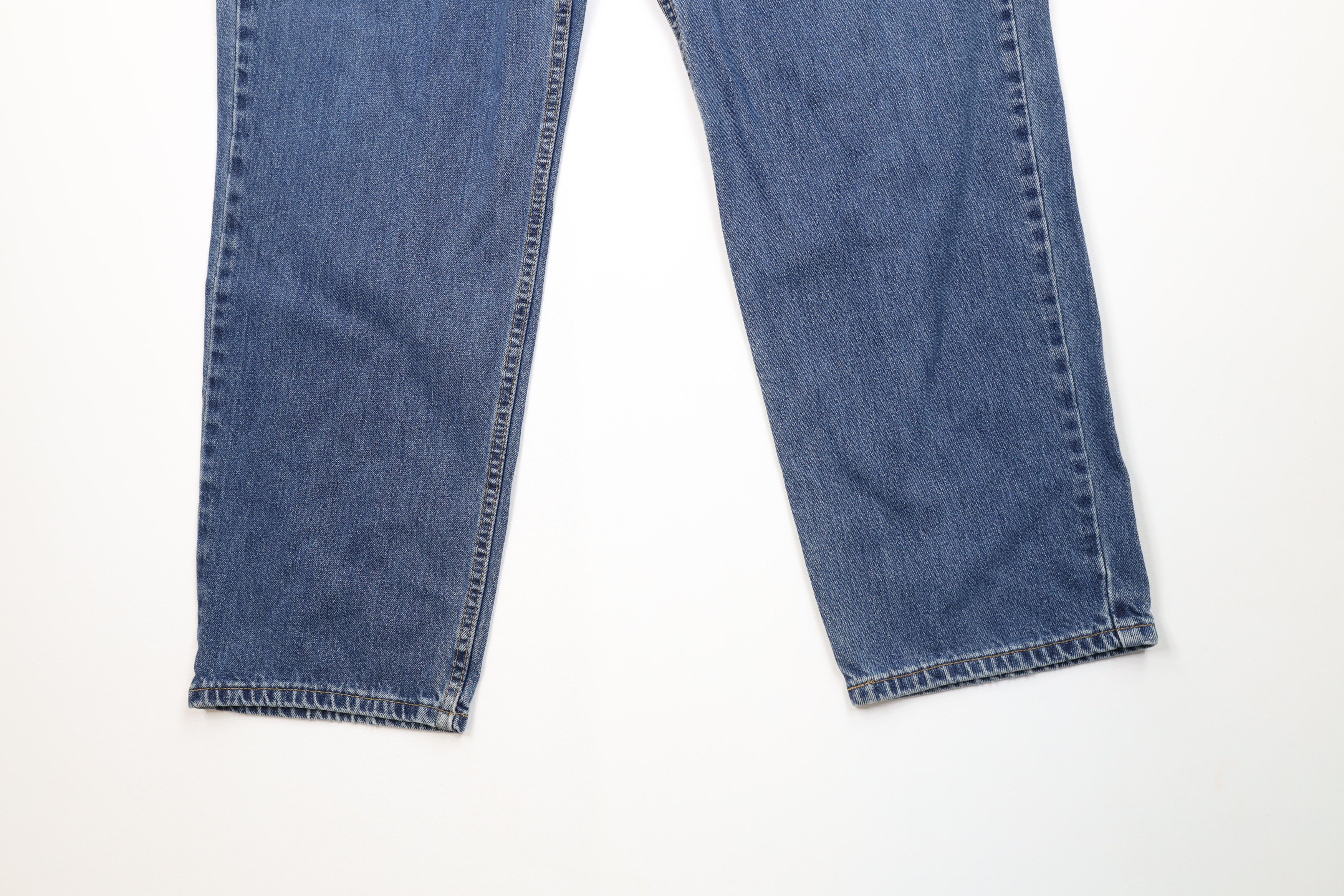 Levi's Vintage Y2K 2002 Levis 550 Relaxed Fit Denim Jeans Blue USA Size US 40 / EU 56 - 4 Thumbnail