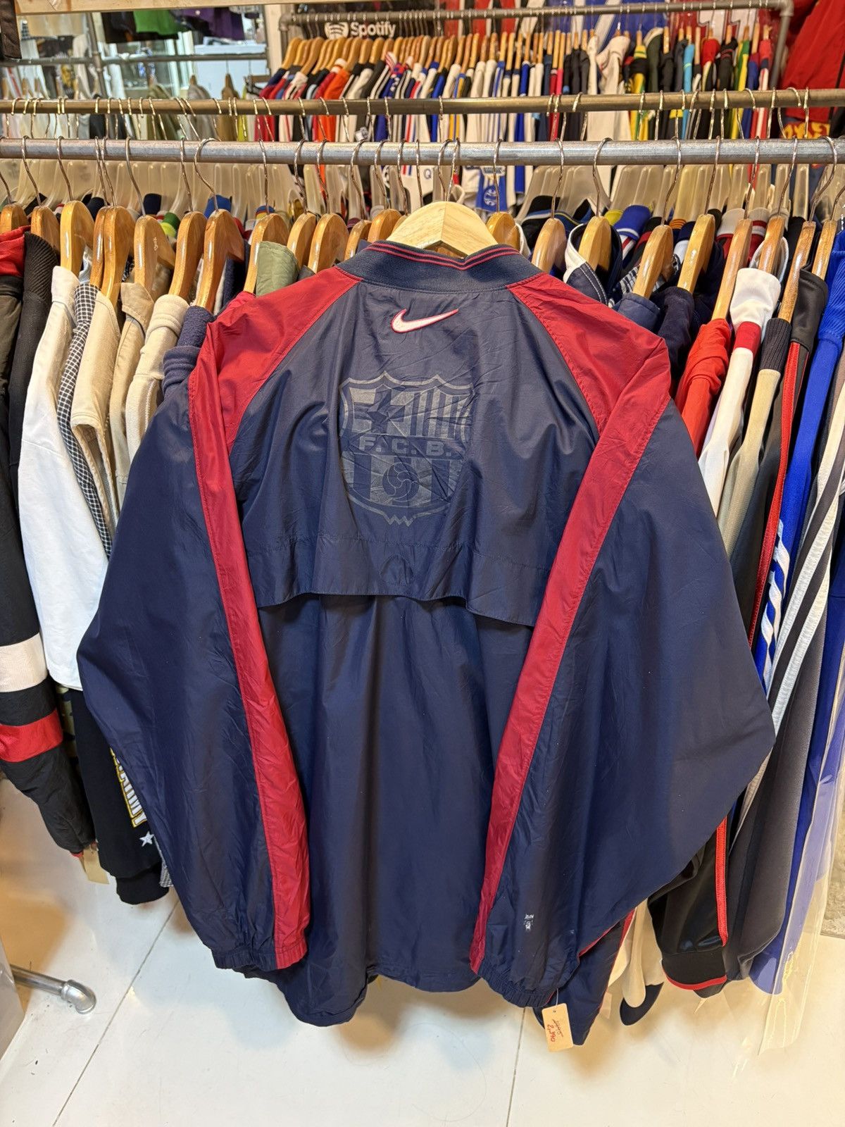 Nike Vintage 90s Nike FC Barcelona Track Jacket Size US XL / EU 56 / 4 - 3 Thumbnail