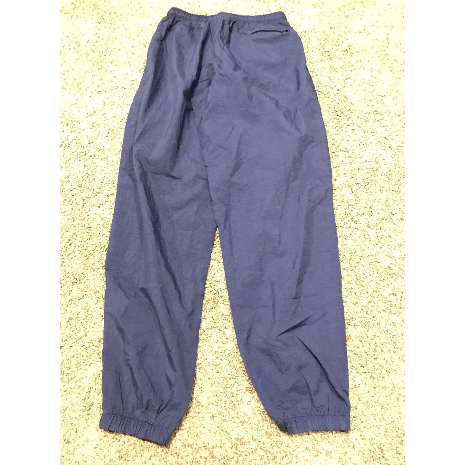 Nike VINTAGE Nike Women’s Pants Track Pants 90s Navy Blue Nylon M Waist 28 Inseam 31 Womens Size 32" / US 10 / IT 46 - 5 Thumbnail