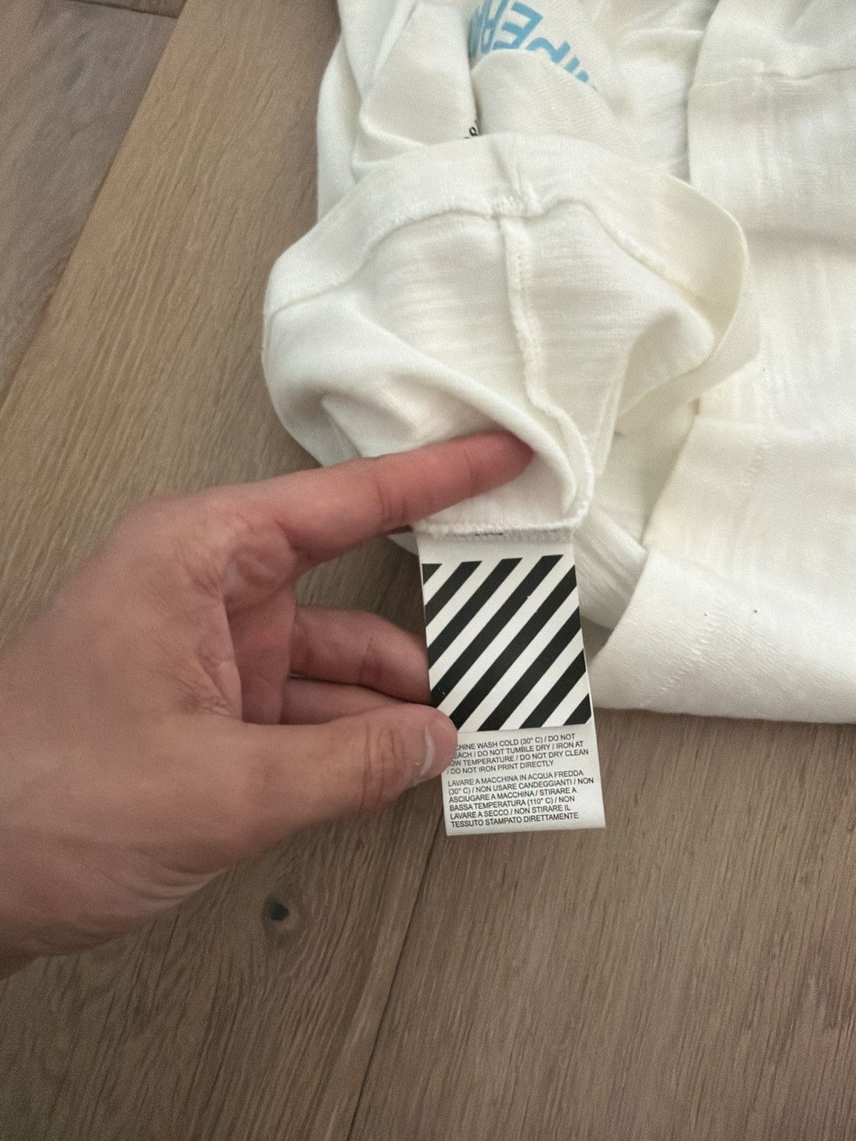 Off-White Offwhite white Mona, Lisa T-shirt, size medium Size US M / EU 48-50 / 2 - 3 Thumbnail