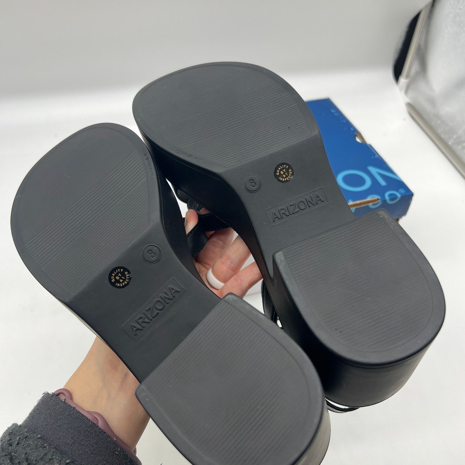 Other Arizona Jean Co Womens Elrose Heeled Sandals Black Color Size US 8 / IT 38 - 7 Thumbnail