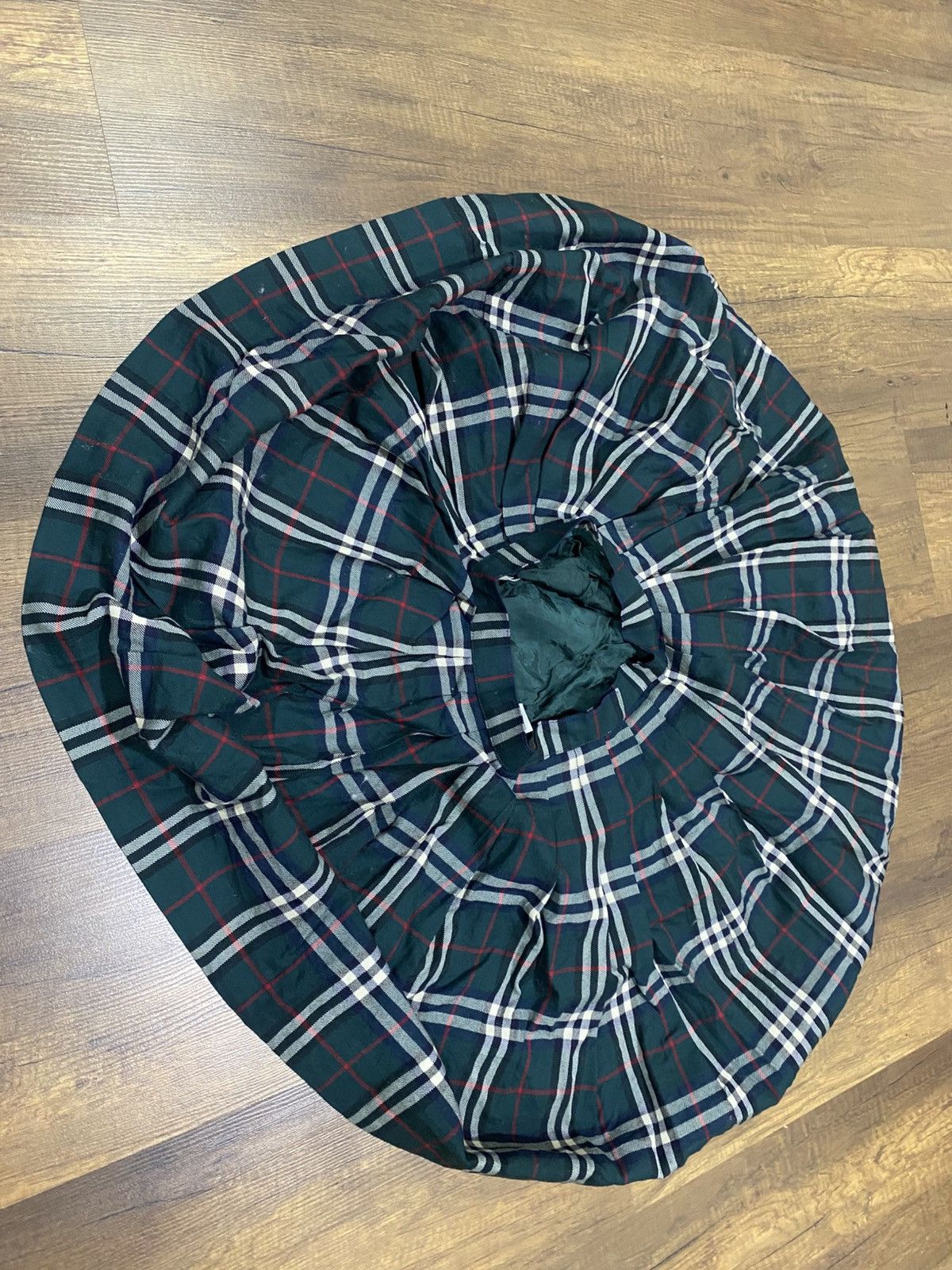 Burberry Vintage Burberrys Wool Nova Check Skirt Size 22" - 12 Thumbnail