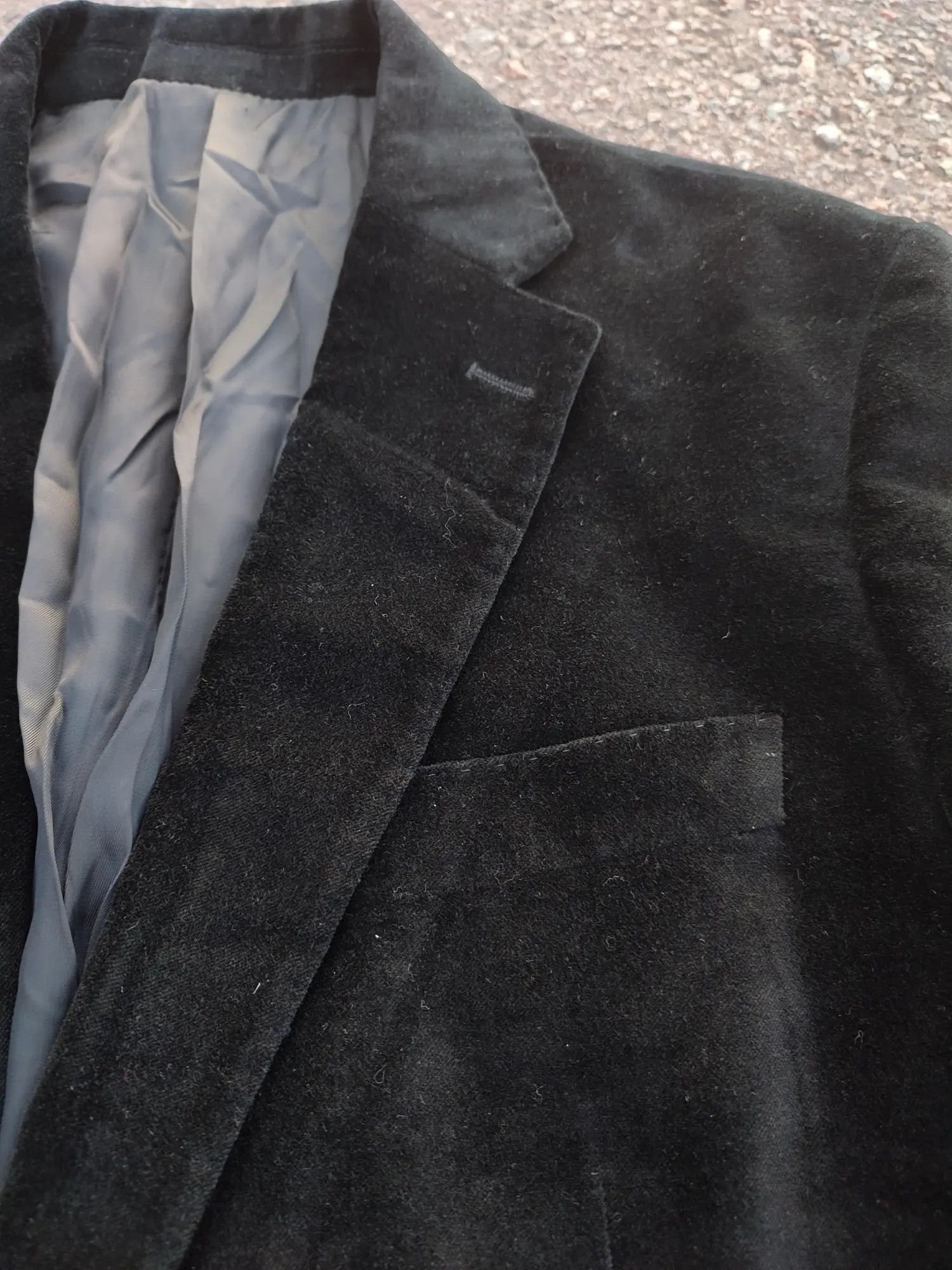 Lauren Ralph Lauren Vintage Lauren Ralph Lauren Velour Slim Blazer Size 50R - 4 Thumbnail